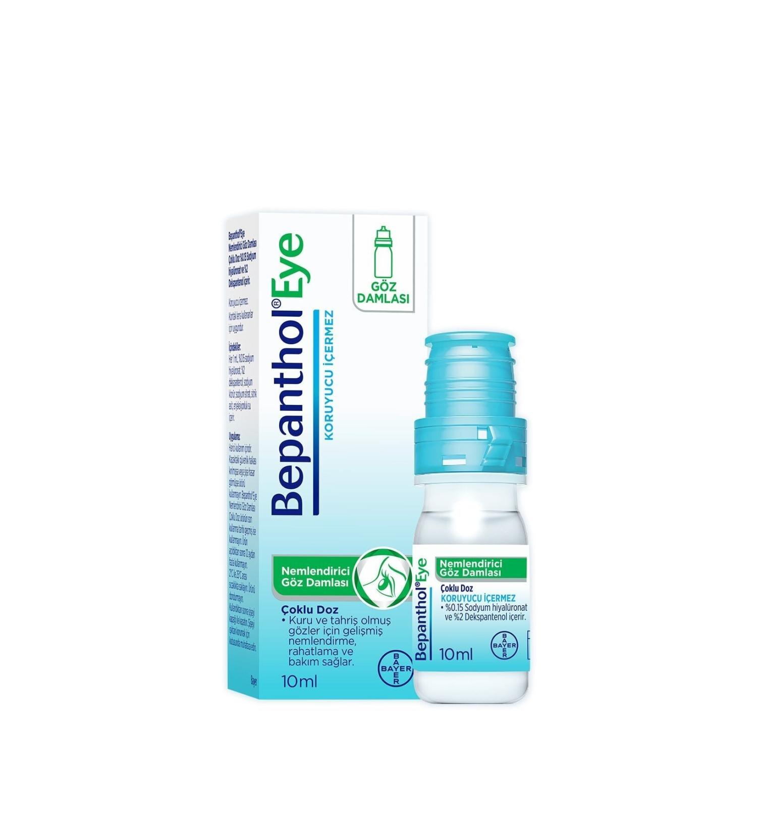 Bepanthol Eye Moisturizing Eye Drops Multi-Dose 10ml. Date: 30.10.2023 - Buy Online on GoSupps.com