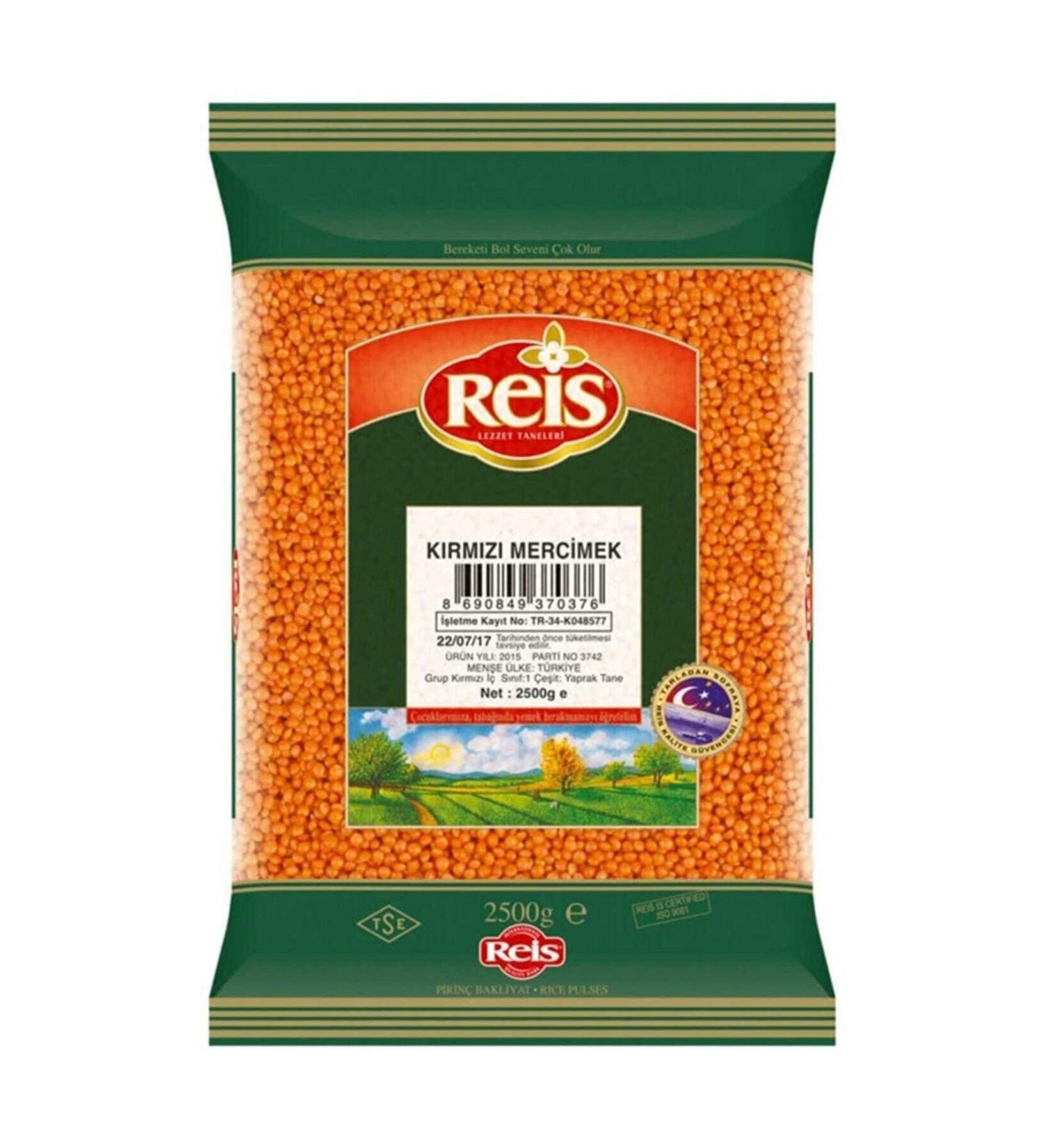 Reis Pulses Reis Red Lentils 2.5 kg - Buy Online on GoSupps.com