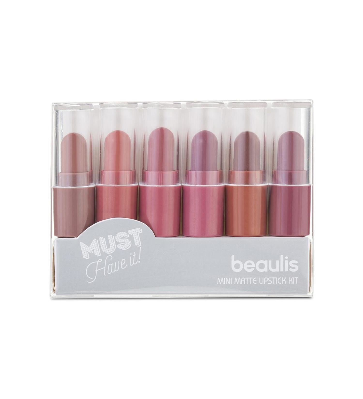 beaulis Mini Matte Lipstick Kit 225 Essential Lipstick