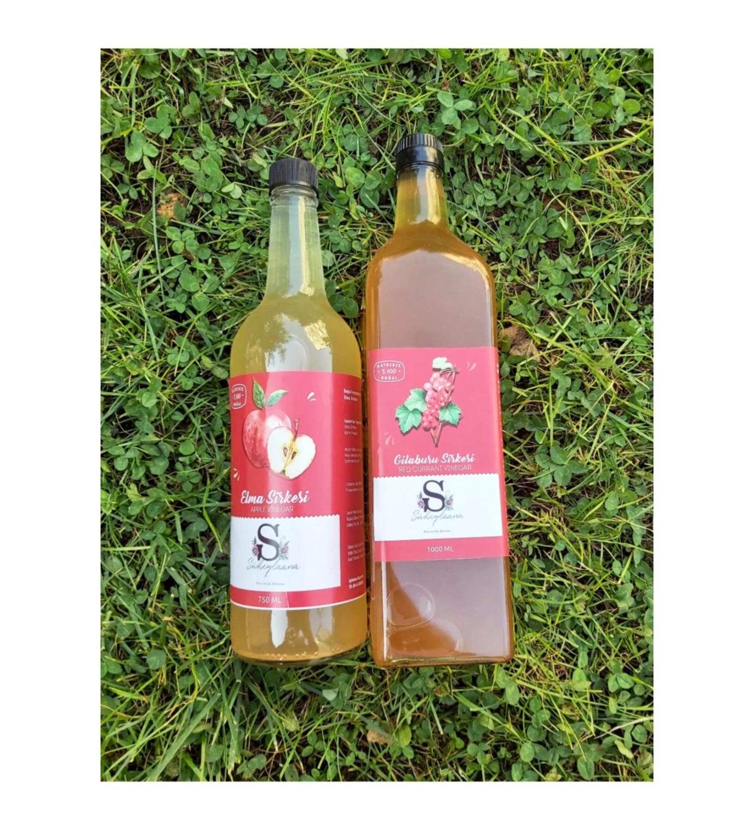 Suheylaana Natural Gilaburu Vinegar 1 Liter And Apple Cider Vinegar 750 Ml