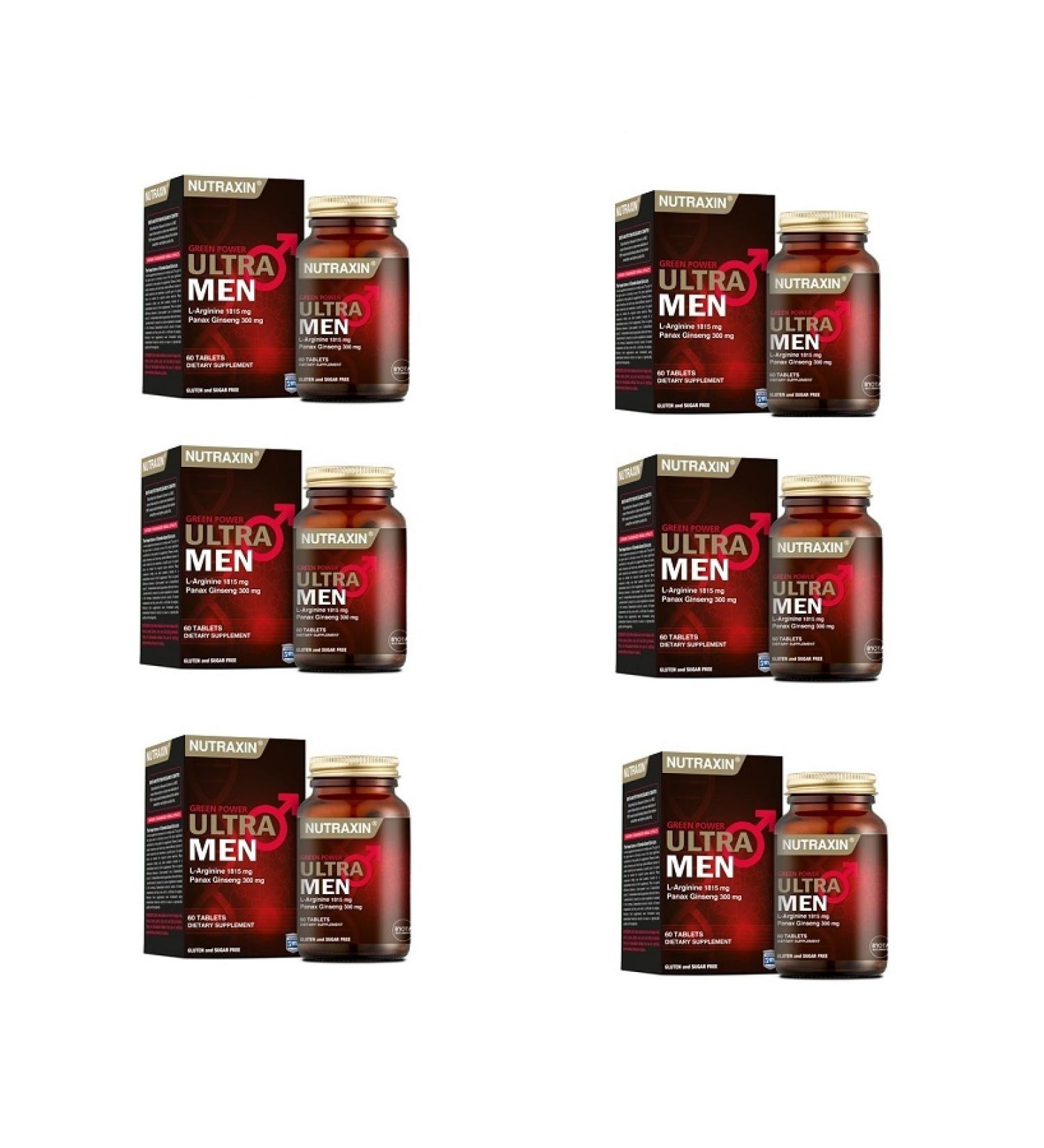 Nutraxin Sugar Free Ultra Men 60 Tablets*6