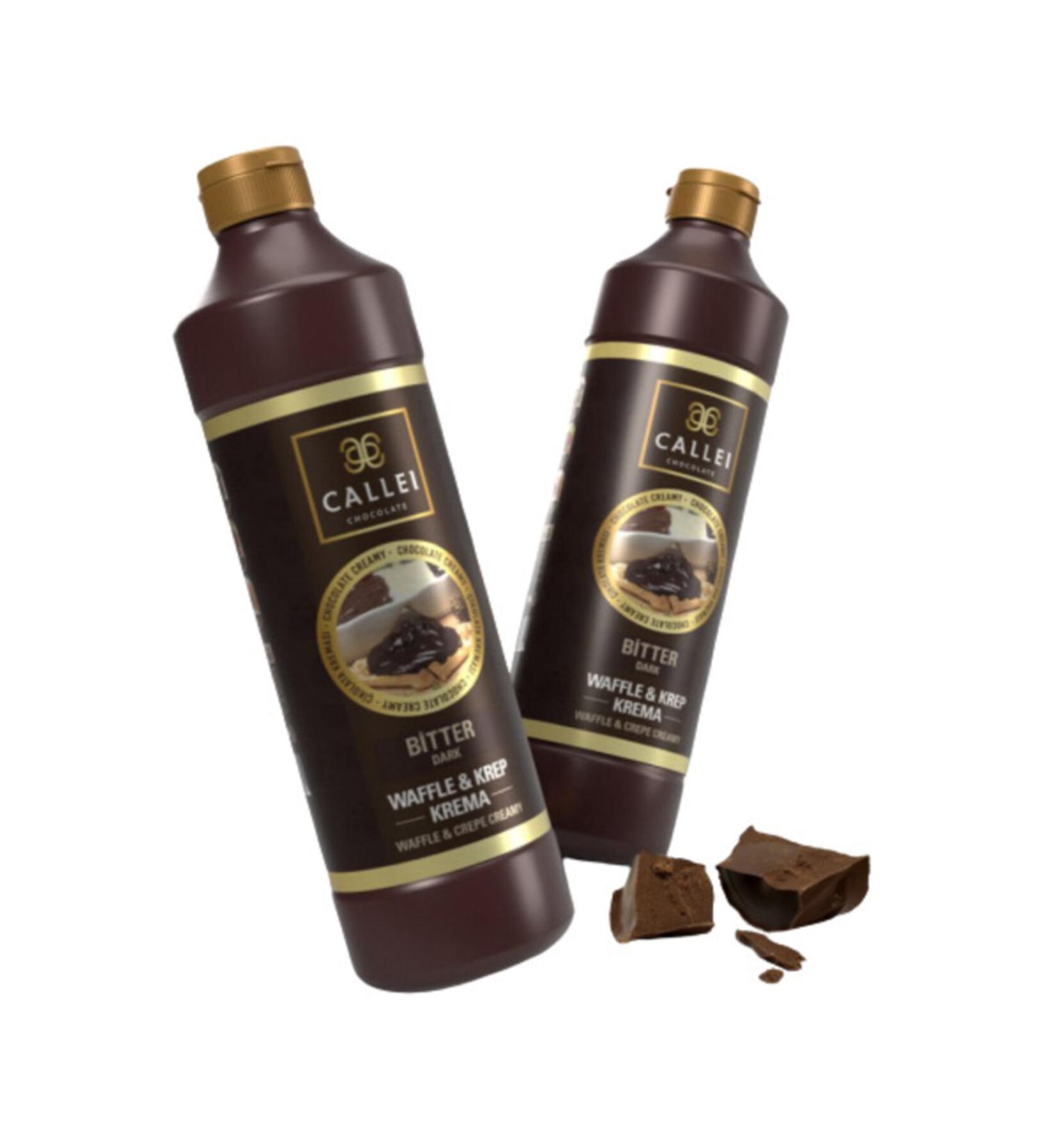 Callei Waffle Sauce Bottle 1000 Gr Bitter