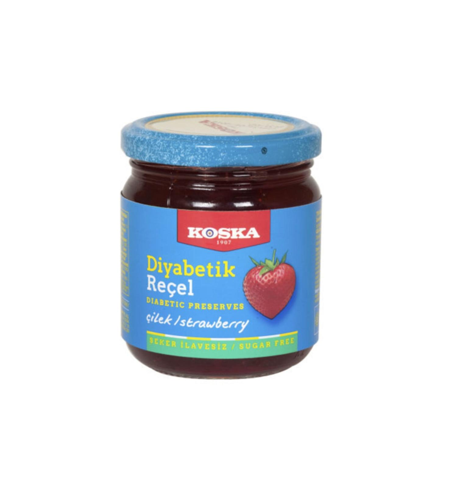 Koska Diabetic Strawberry Jam 240 G