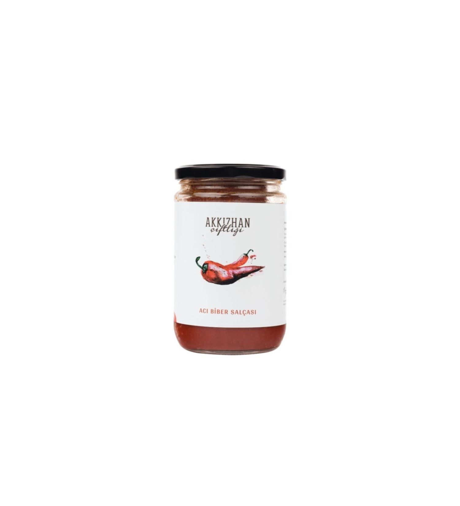 Akk zhan Farm Hot Pepper Paste 660 Gr