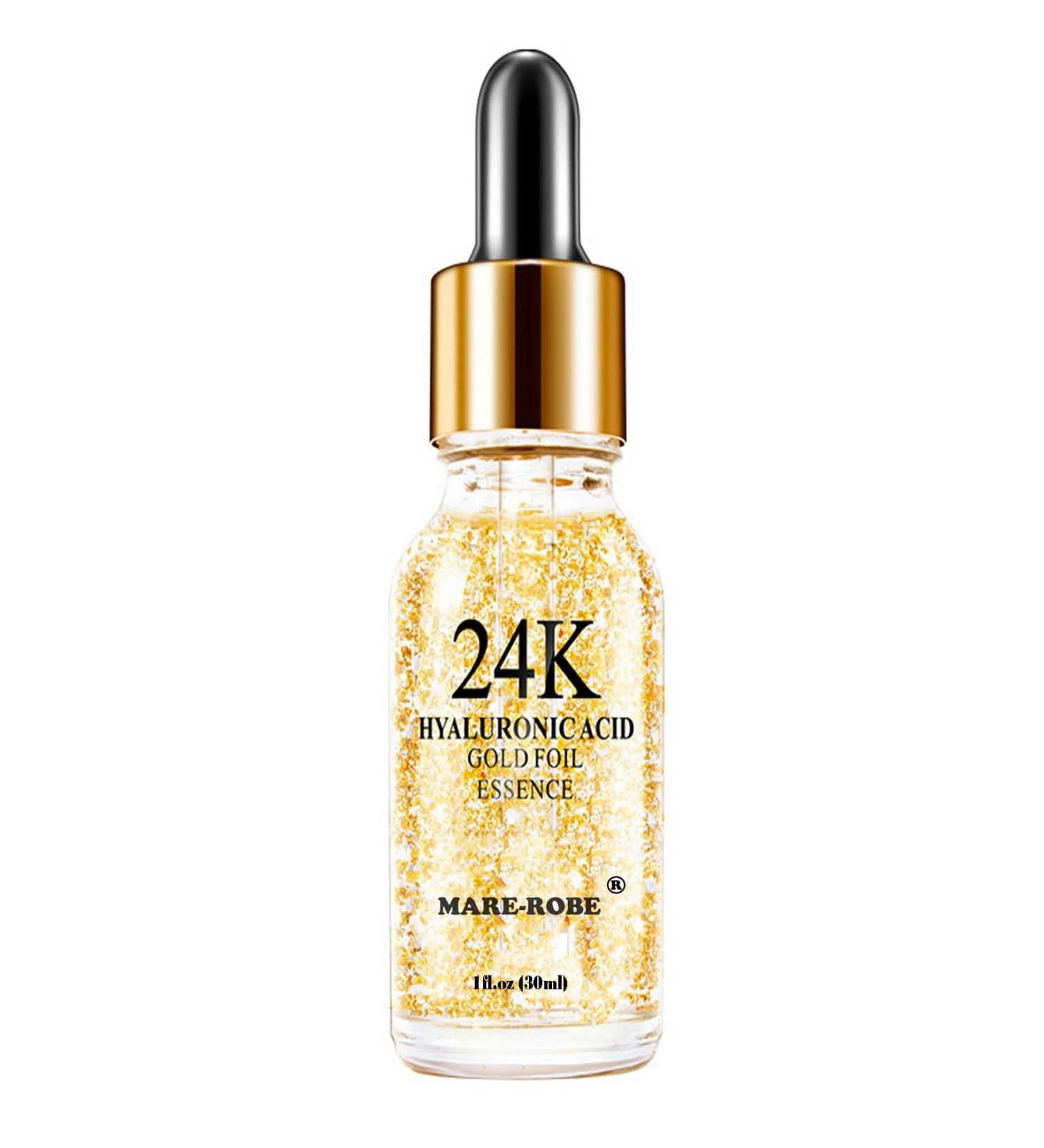 Mare-Robe 24.Gold Skin Care Serum (With Hyaluronic Acid + B12 Addition)