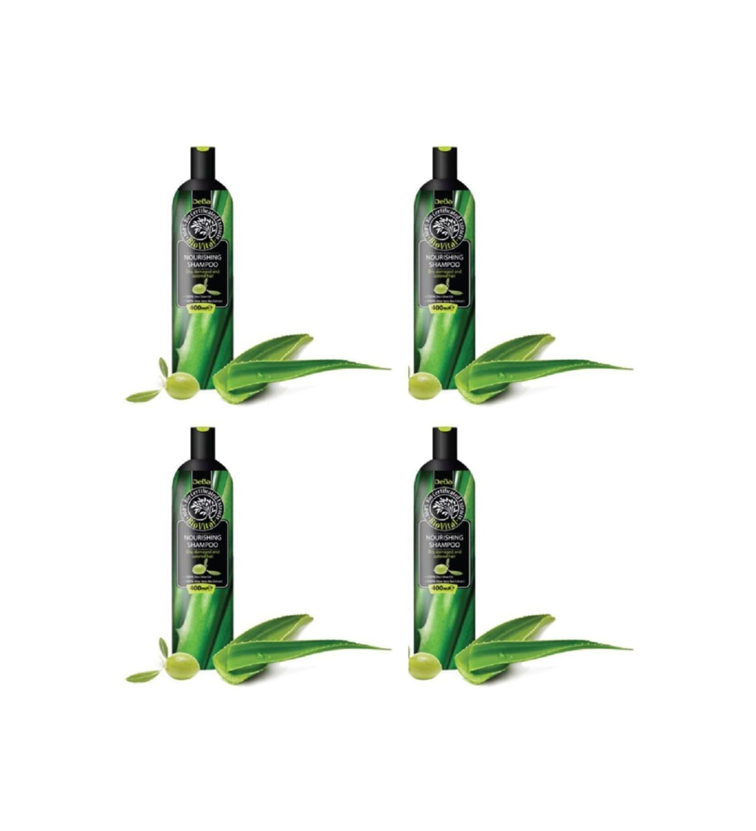 RUBELLA Biovital Nourishing Aloe Vera Shampoo - 4 Pack