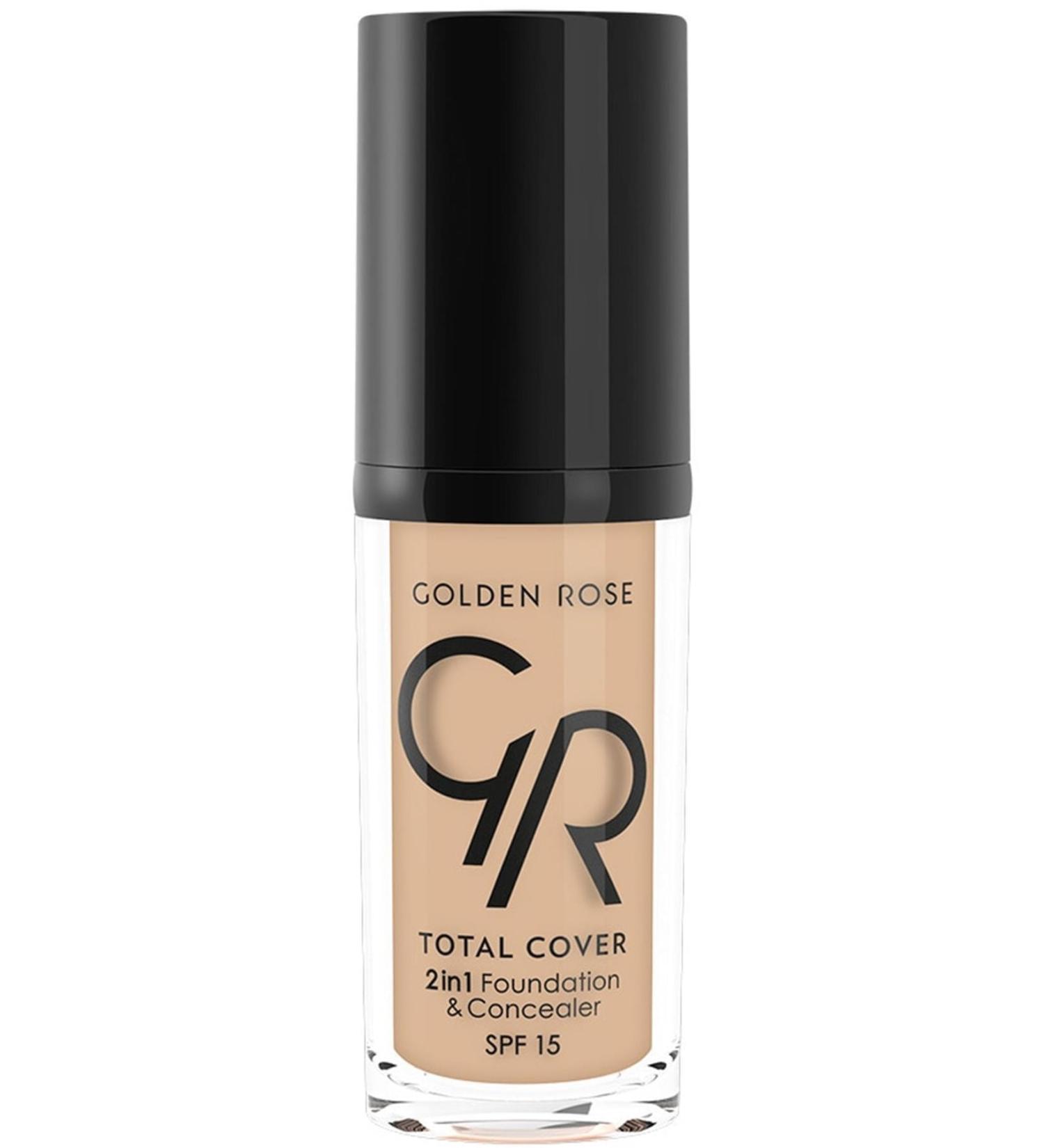 Golden Rose Brand: Total Cover 2in1 Foundation & Concealer 05 Category: Makeup Base