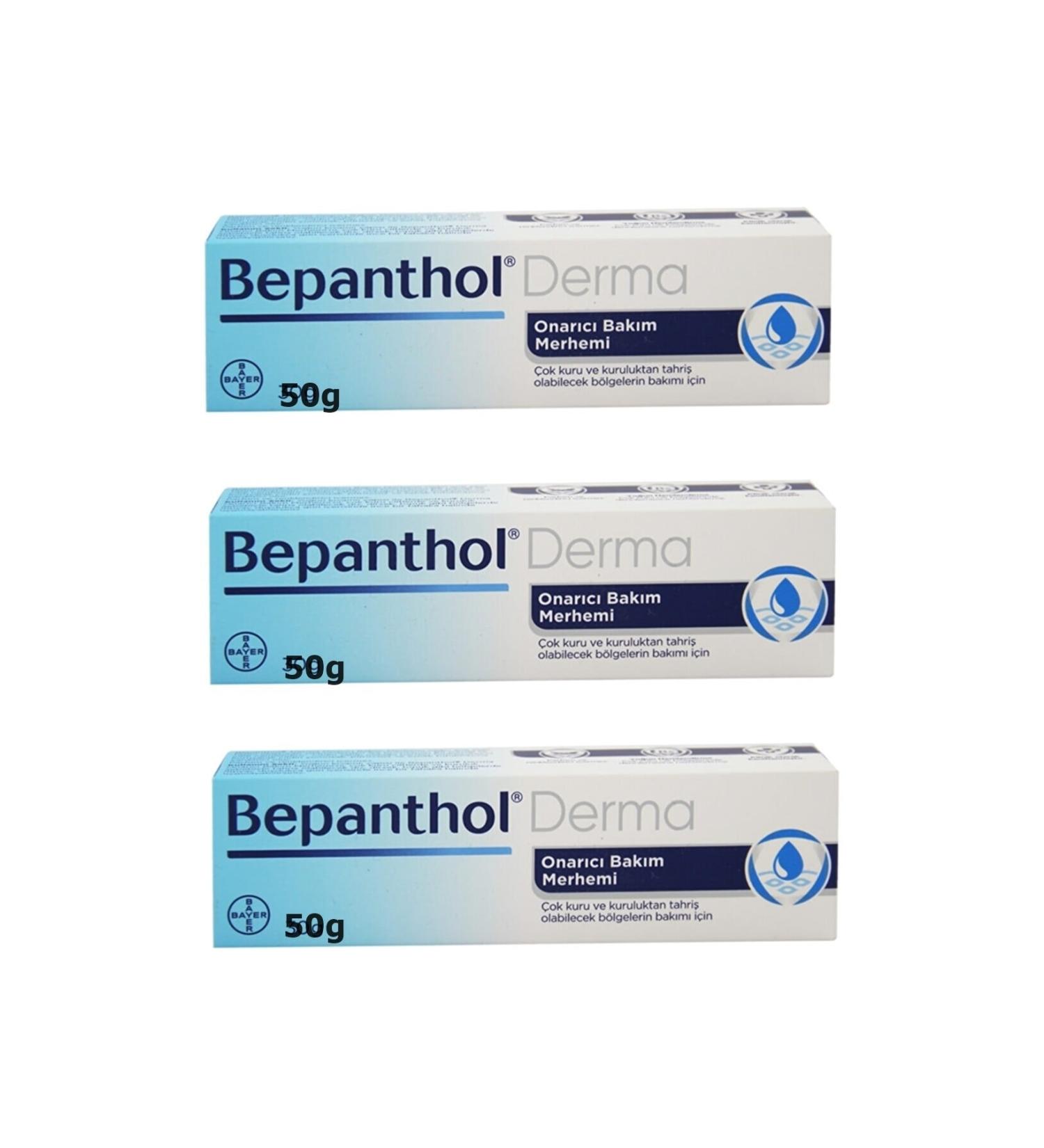 Bepanthol Repair Care Ointment 50gr X 3l Intensive Moisturizing Repair Ointment for Very Dry Skin