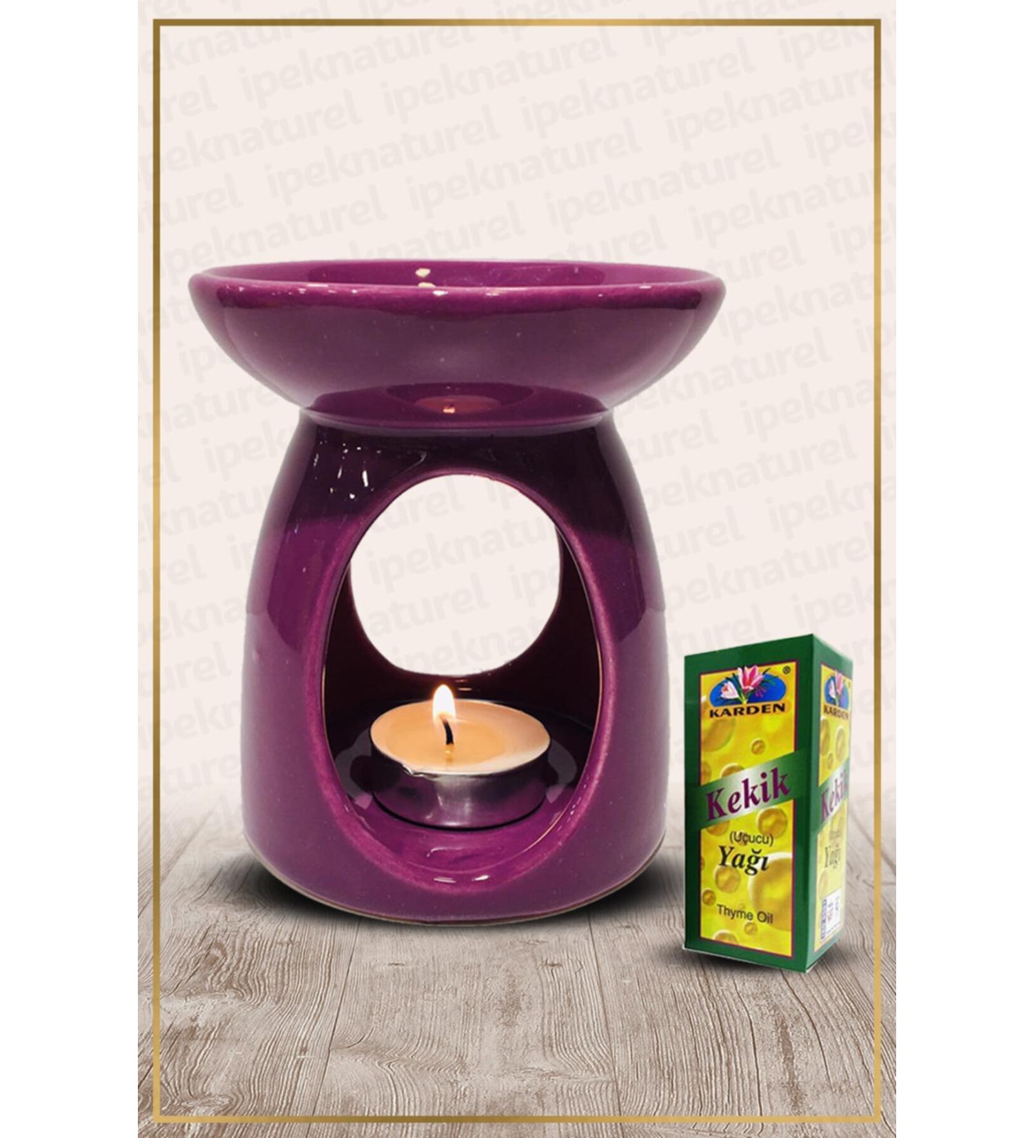 Silk Natural Incense Burner Purple Thyme Essence