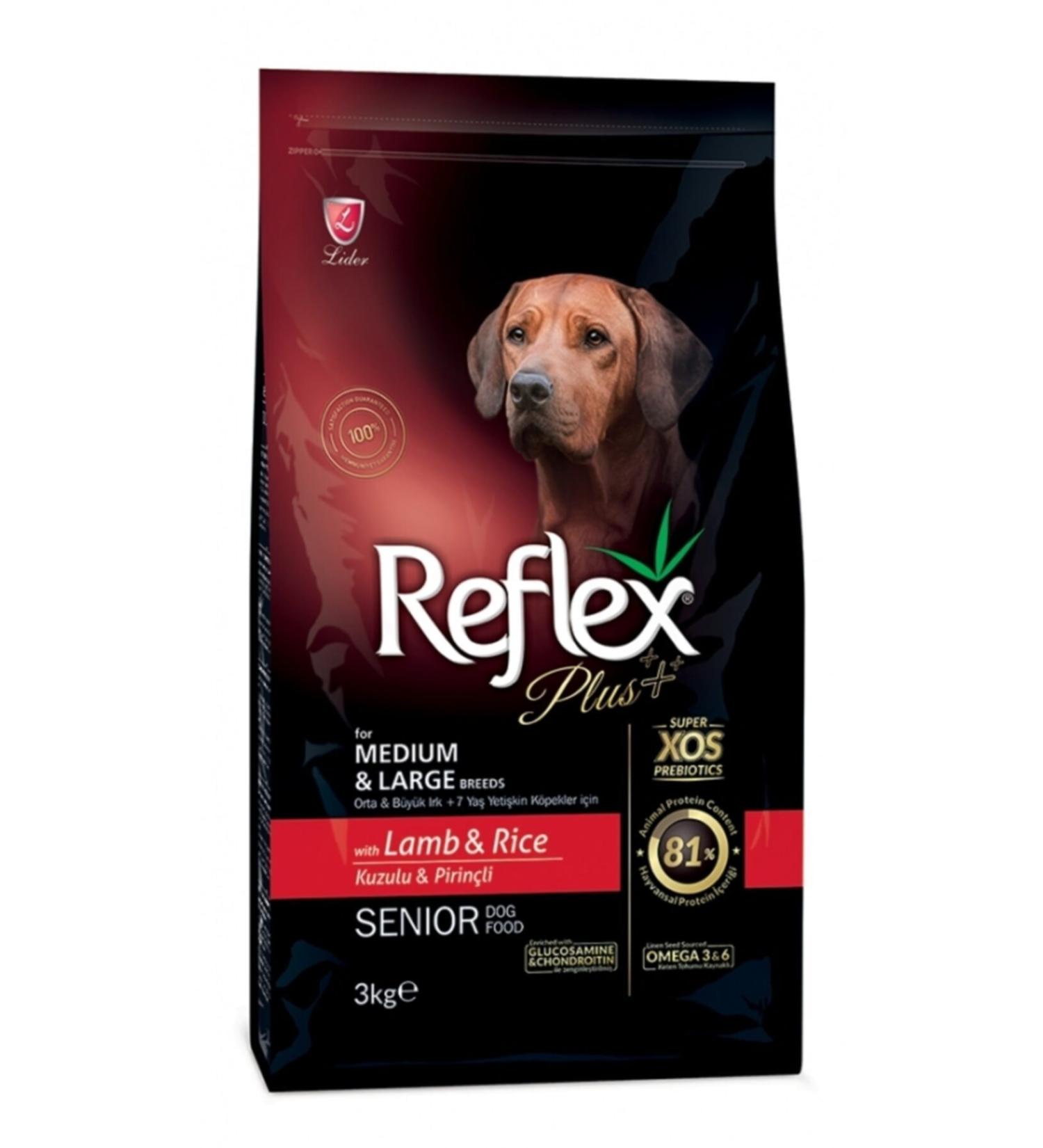 Reflex Plus Medium Large Breed Lamb Rice Puppy Food 3 Kg