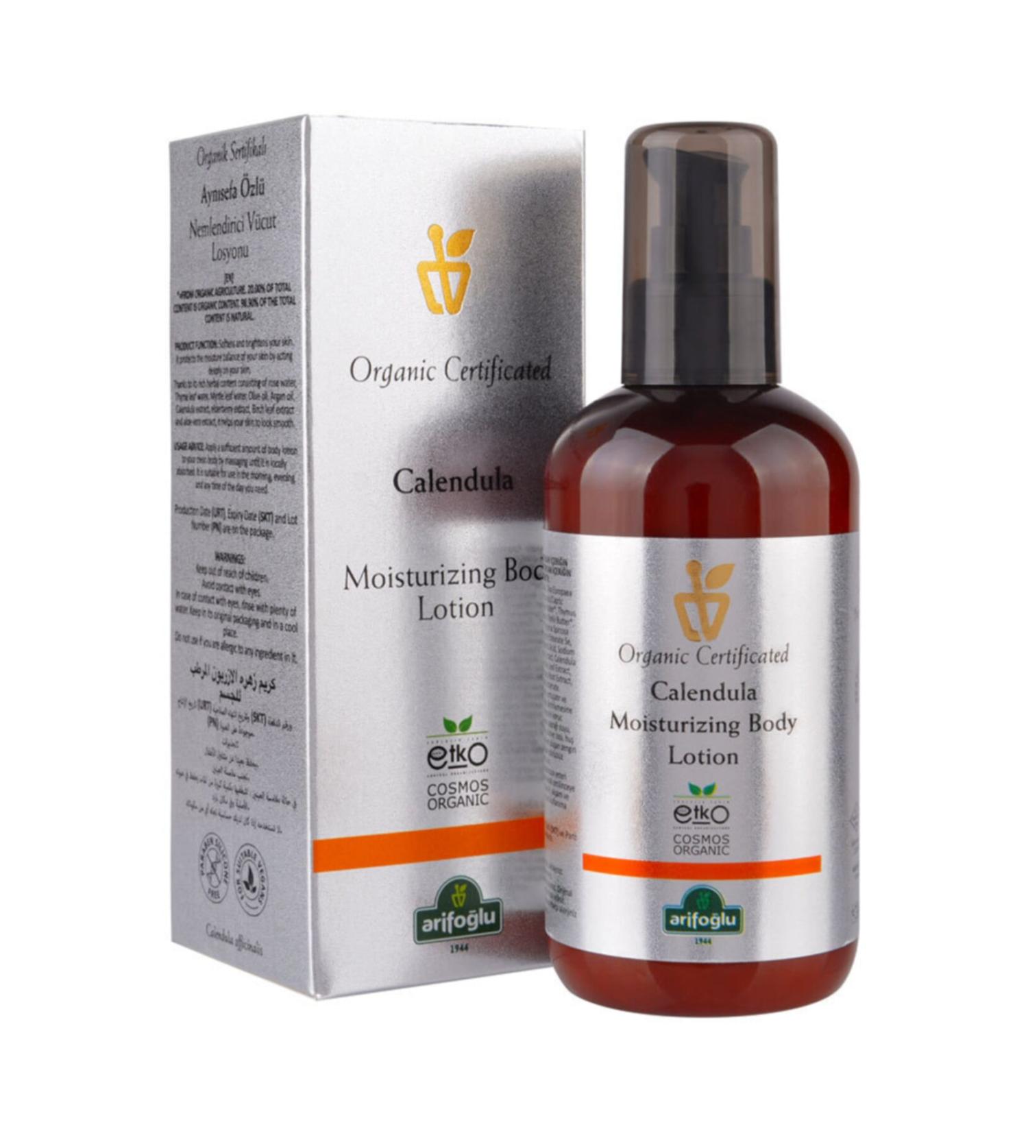 Arifo lu Organic Certified Calendula Extract Moisturizing Body Lotion 250ml