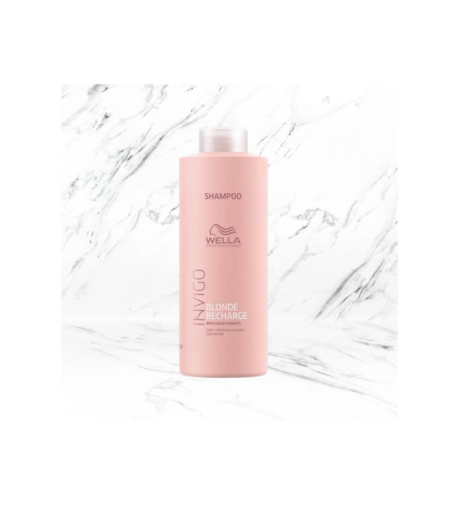 wella Professionals Invigo Blonde Recharge Purple Chromatic Circle Blonde Color Complement Shampoo 1000 Ml
