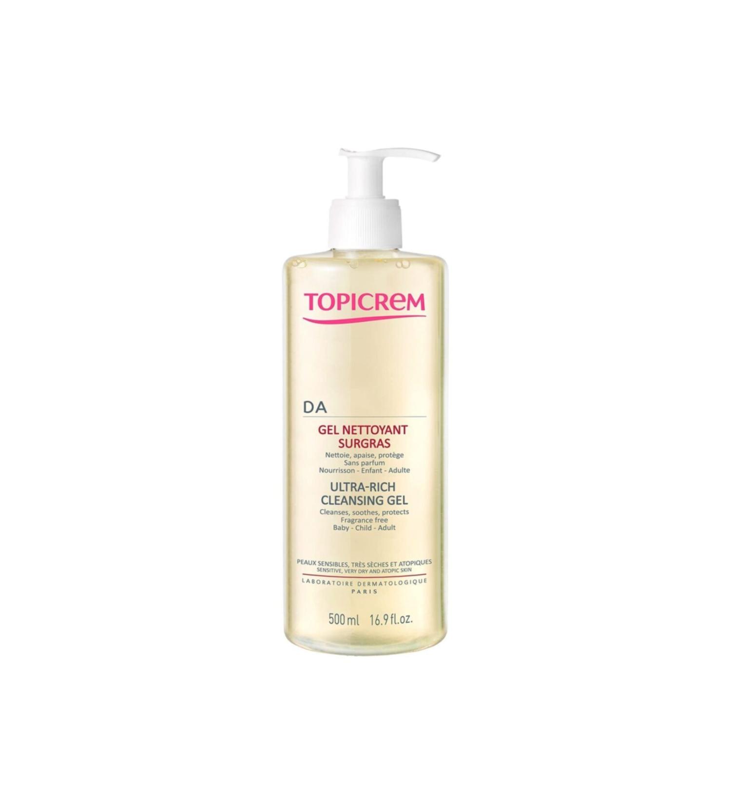 Topicrem Da Ultra Rich Cleansing Gel 500 Ml