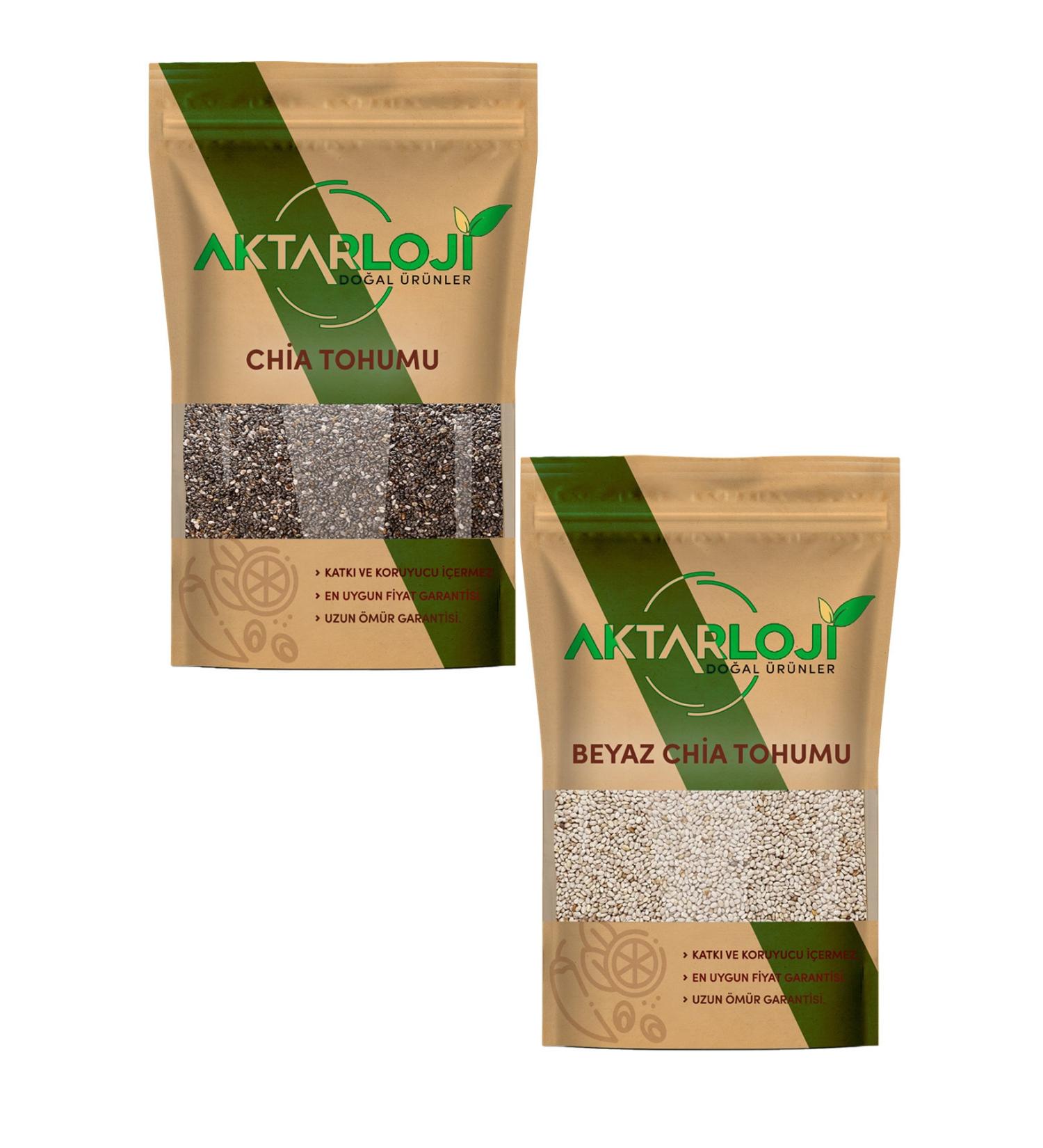 500 Gr Chia Seeds + 500 Gr Chia Seed Flour