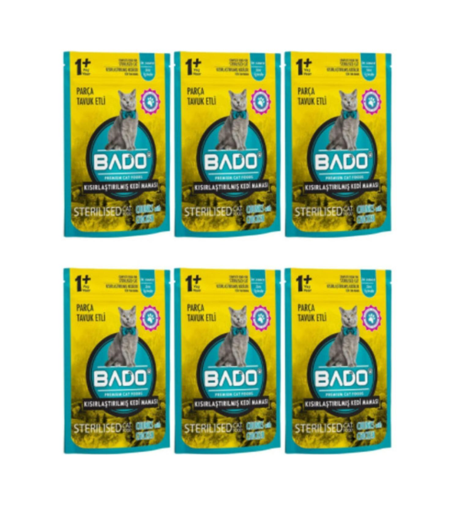 Bado Neutered Cat Wet Food Salmon 85 G*6