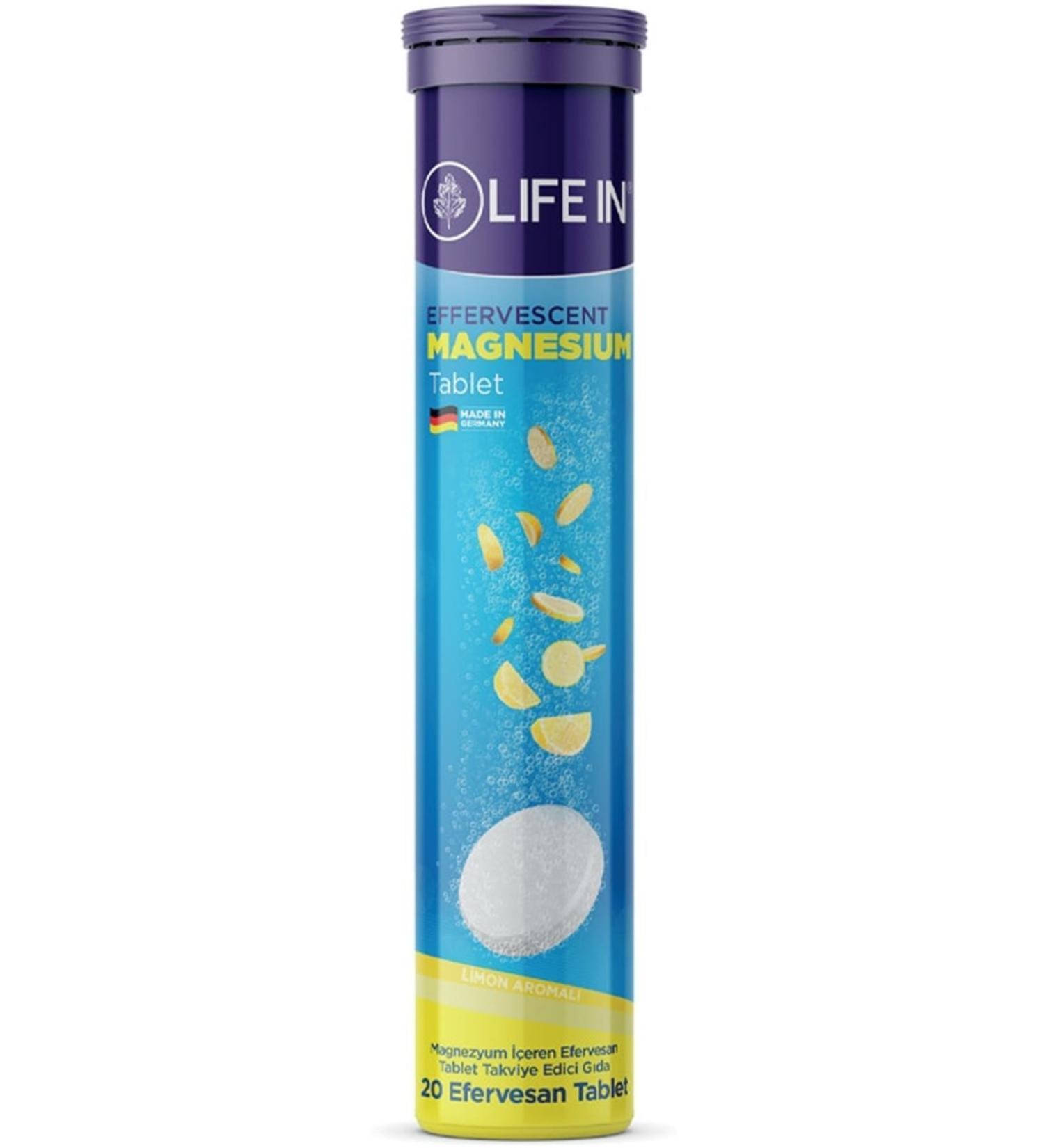 Life In Brand: Life In Effervescent Magnesium 20 Tablets Category: Other Health Products