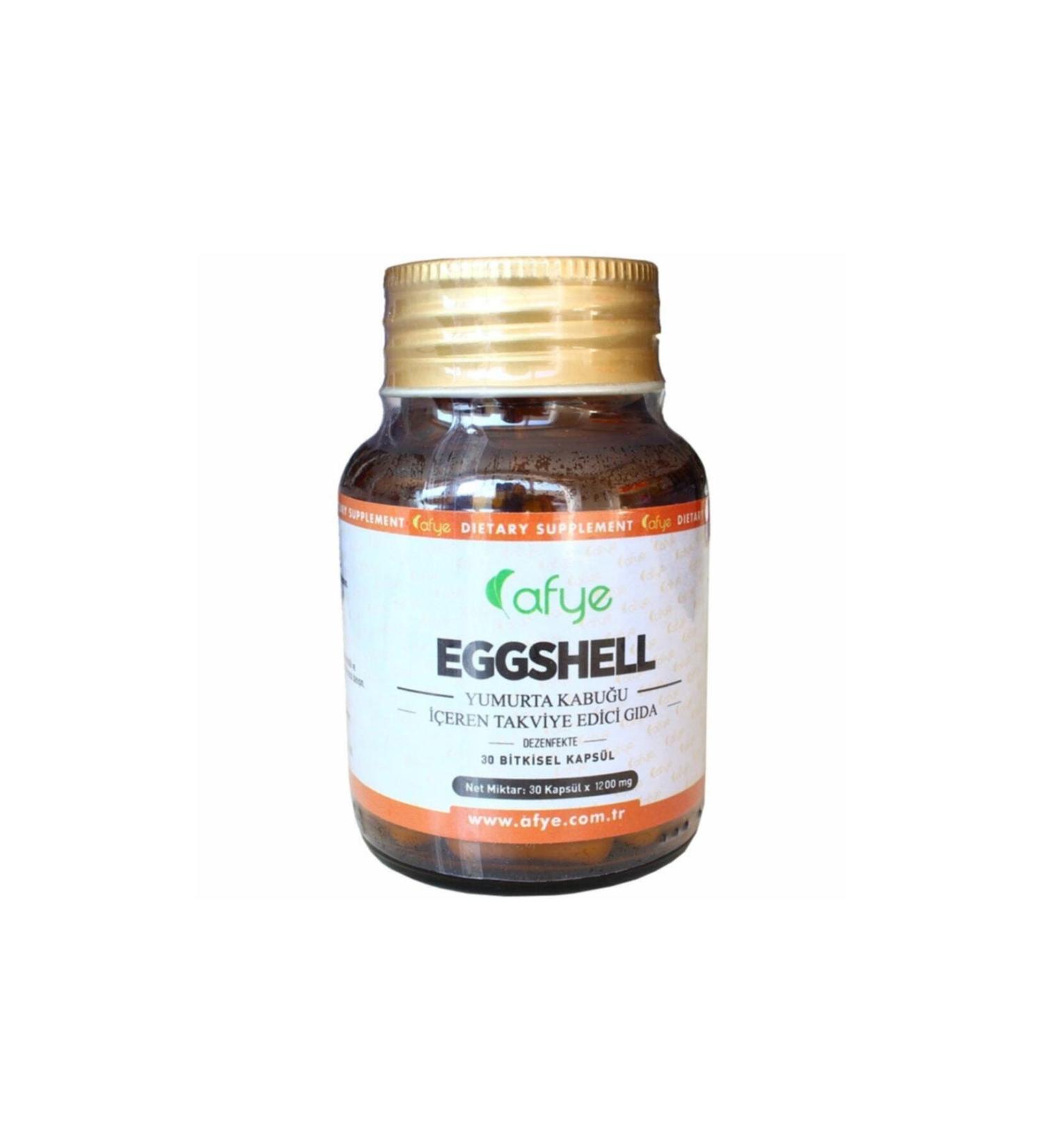 Afye Eggshell Supplementary Food Containing Egg Shell 30 Capsules 1200 Mg