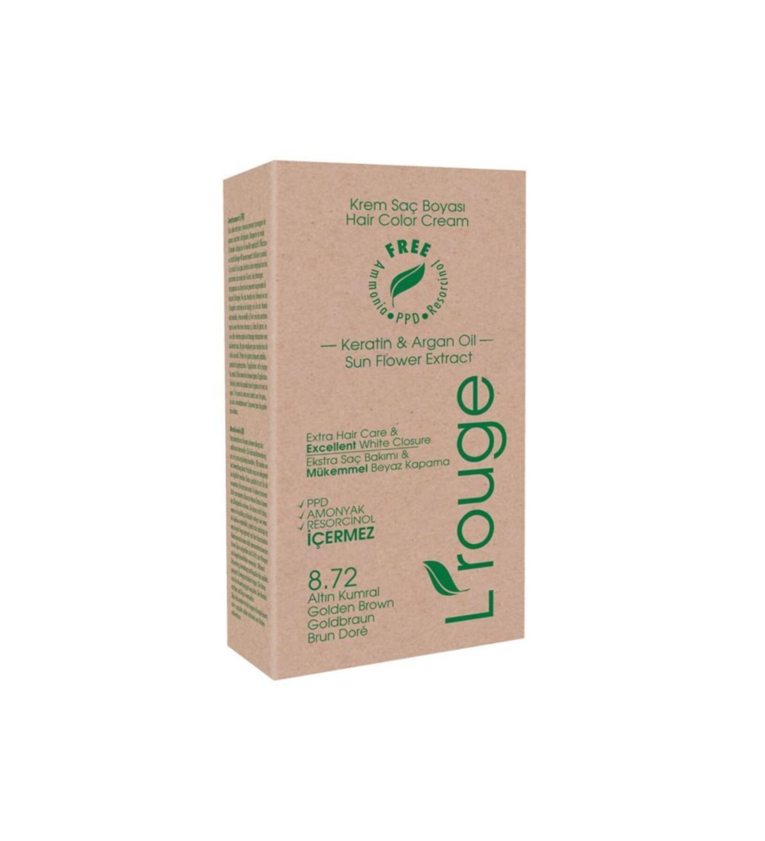 L'ROUGE Cream Hair Dye - Golden Blonde