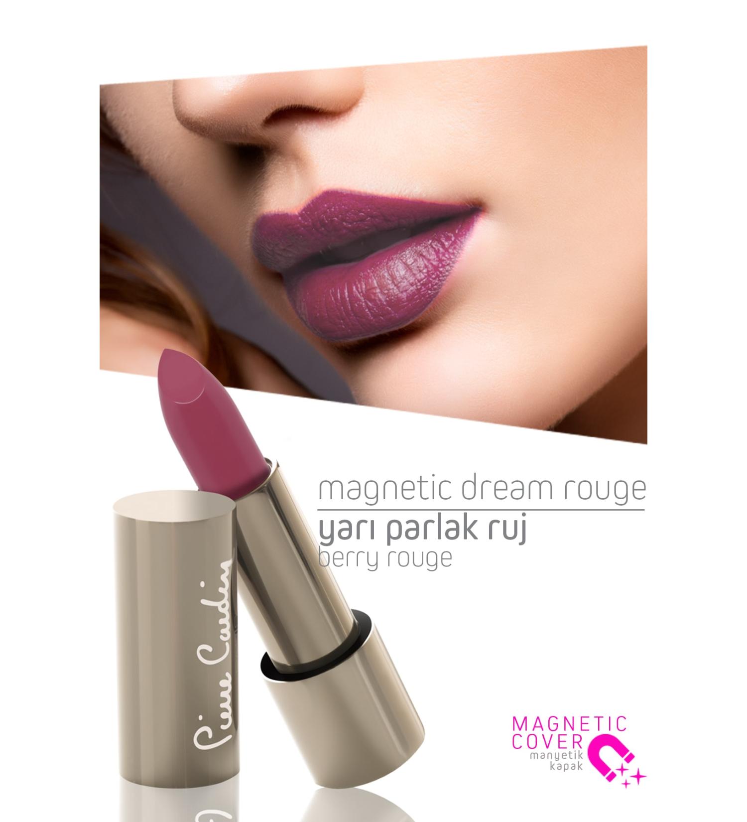 Pierre Cardin Magnetic Dream Lipstick - Berry Rouge 256 Lipstick - Buy Online on GoSupps.com