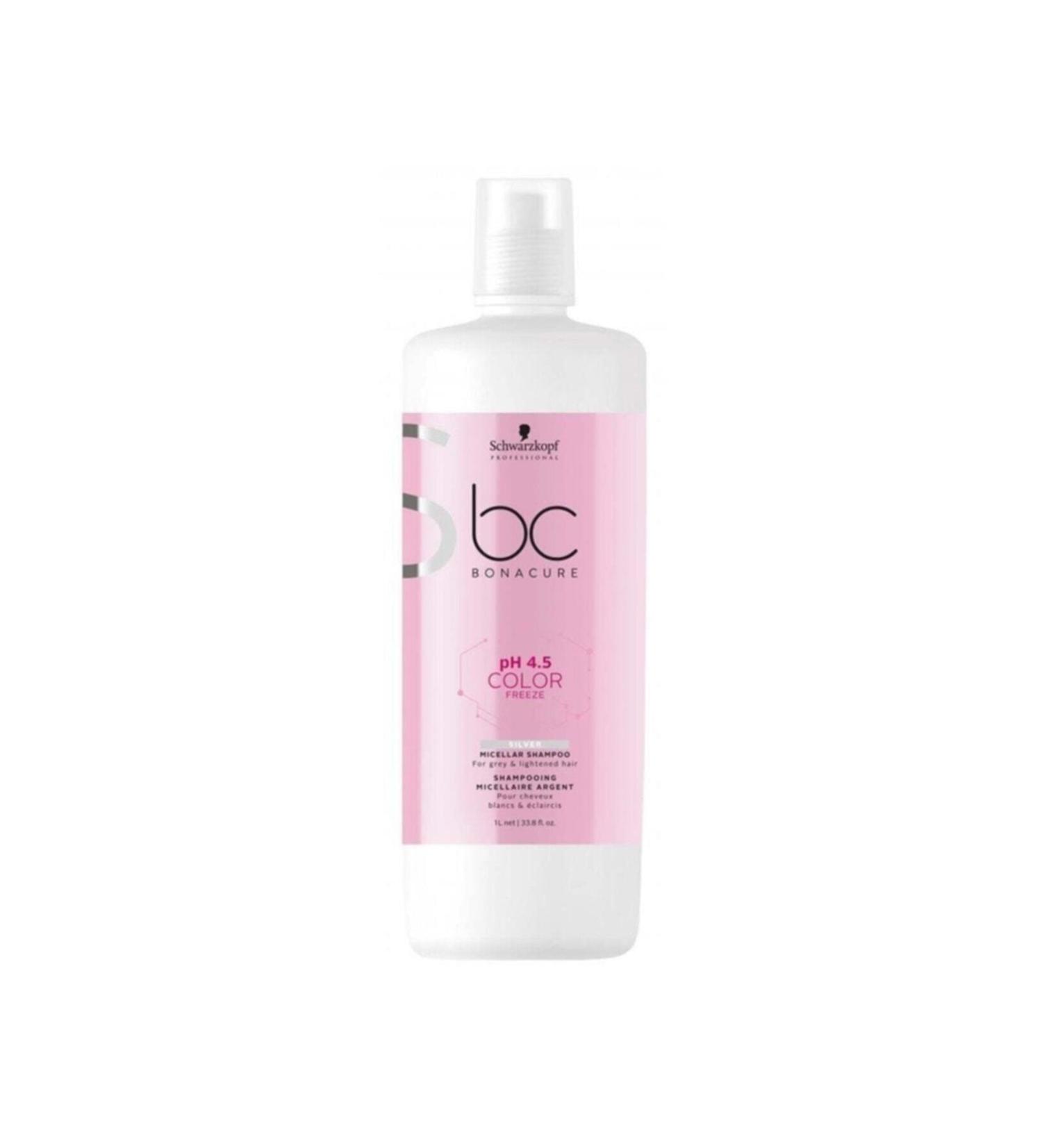 Bonacure Gulay Cosmetics Ph 4.5 Color Protection Silver Reflection Repair Shampoo 1000 Ml