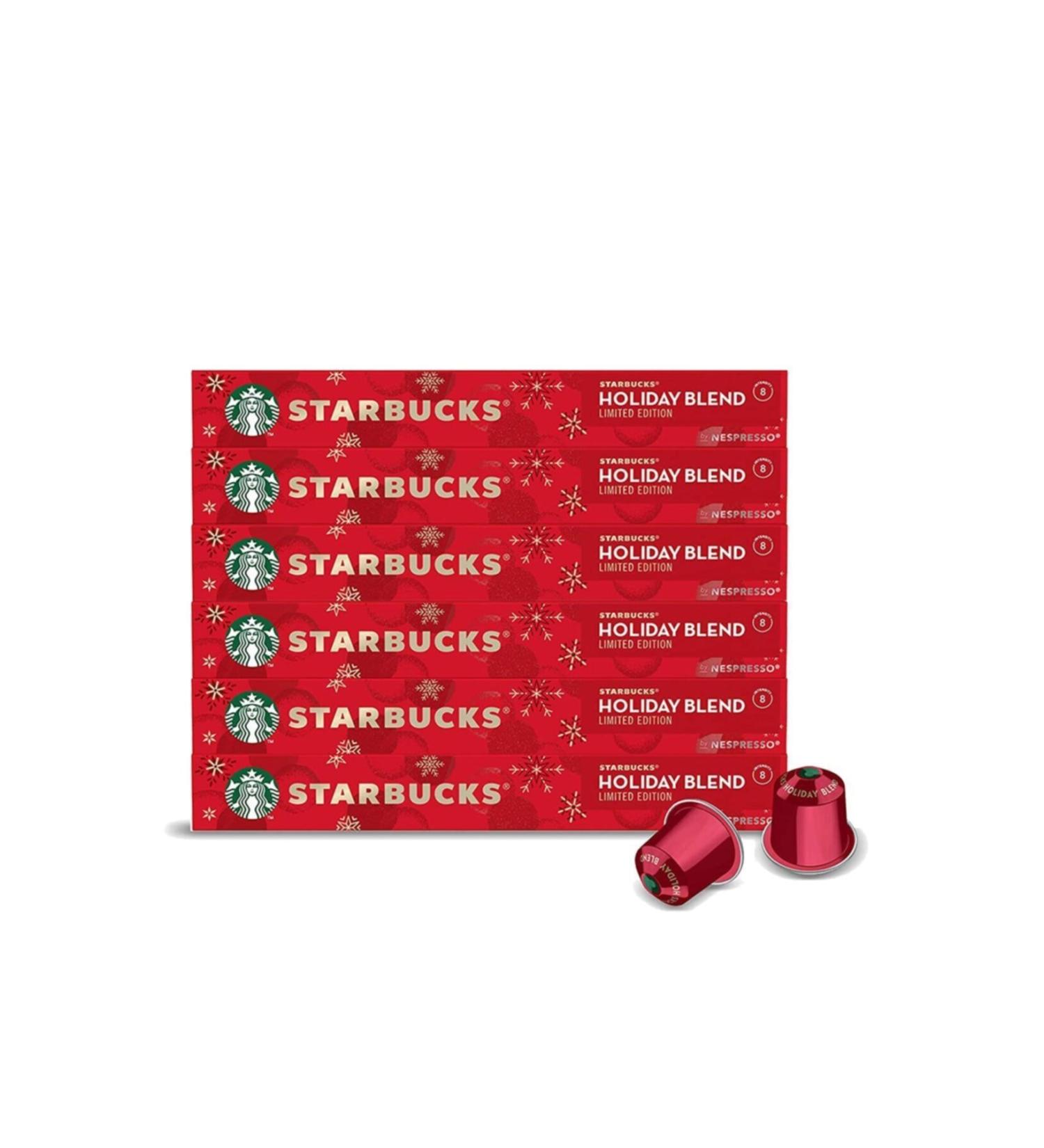Starbucks Holiday Blend Christmas Capsule Coffee X 6