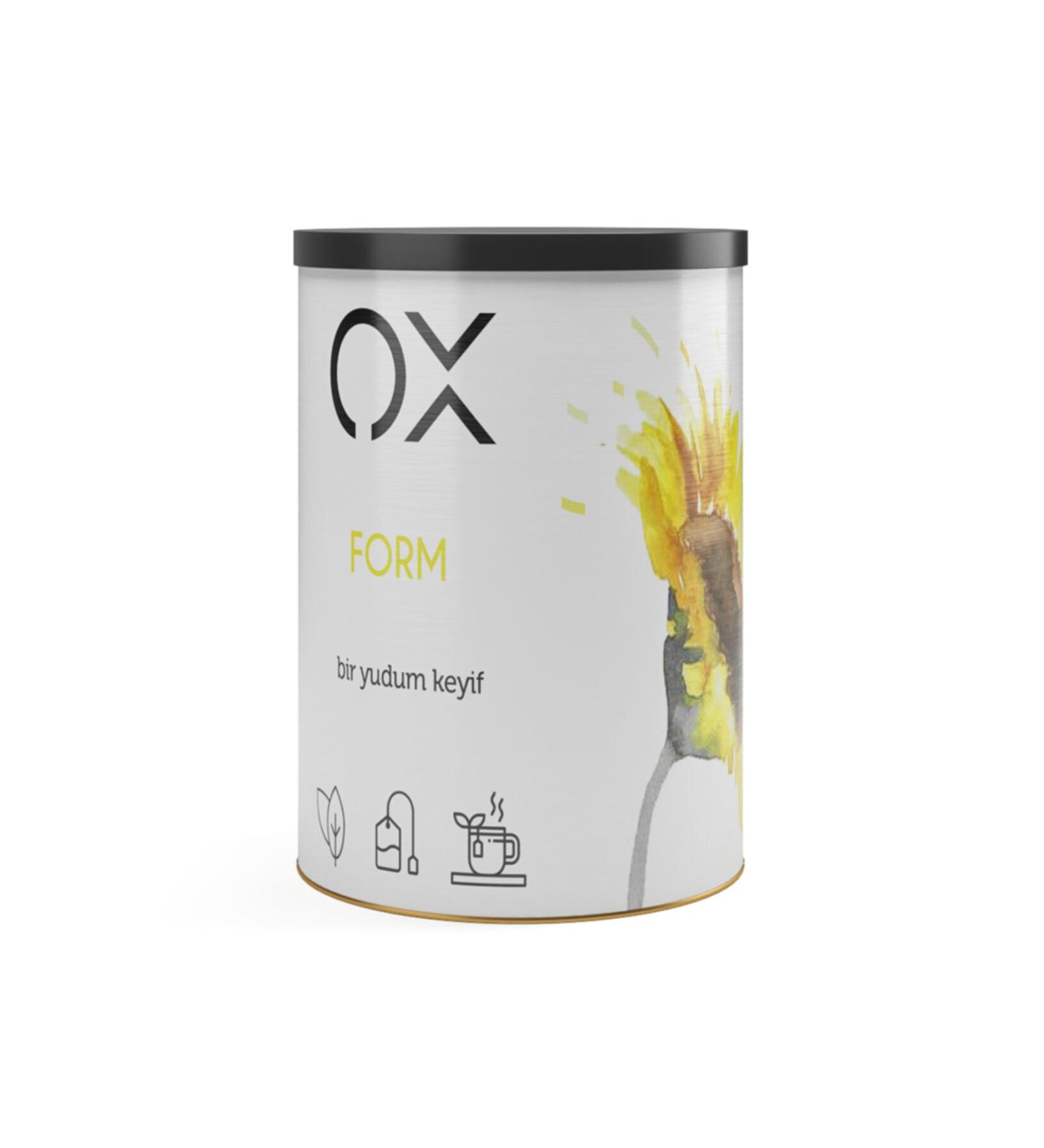 OX Form Herbal Tea Tin Box 100 G