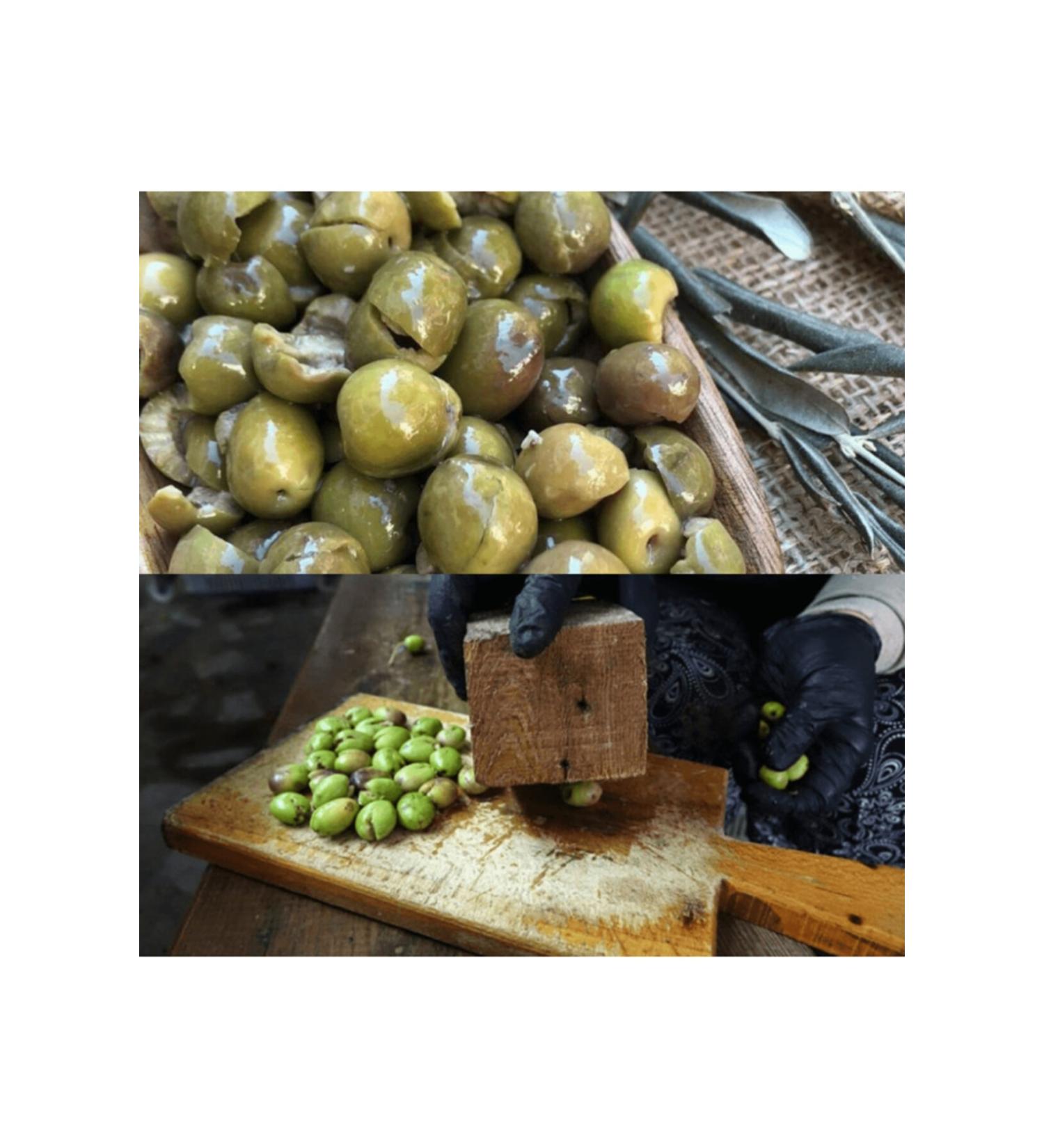 Fulsade Green Olives Stone Crushed 700 gr