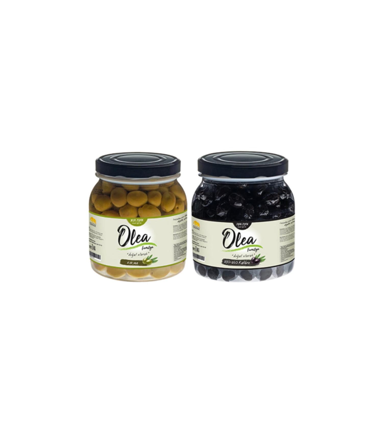 Olea Family Olive Black 230-260 Klb 1 kg + Family Olive Green Crack 1 kg