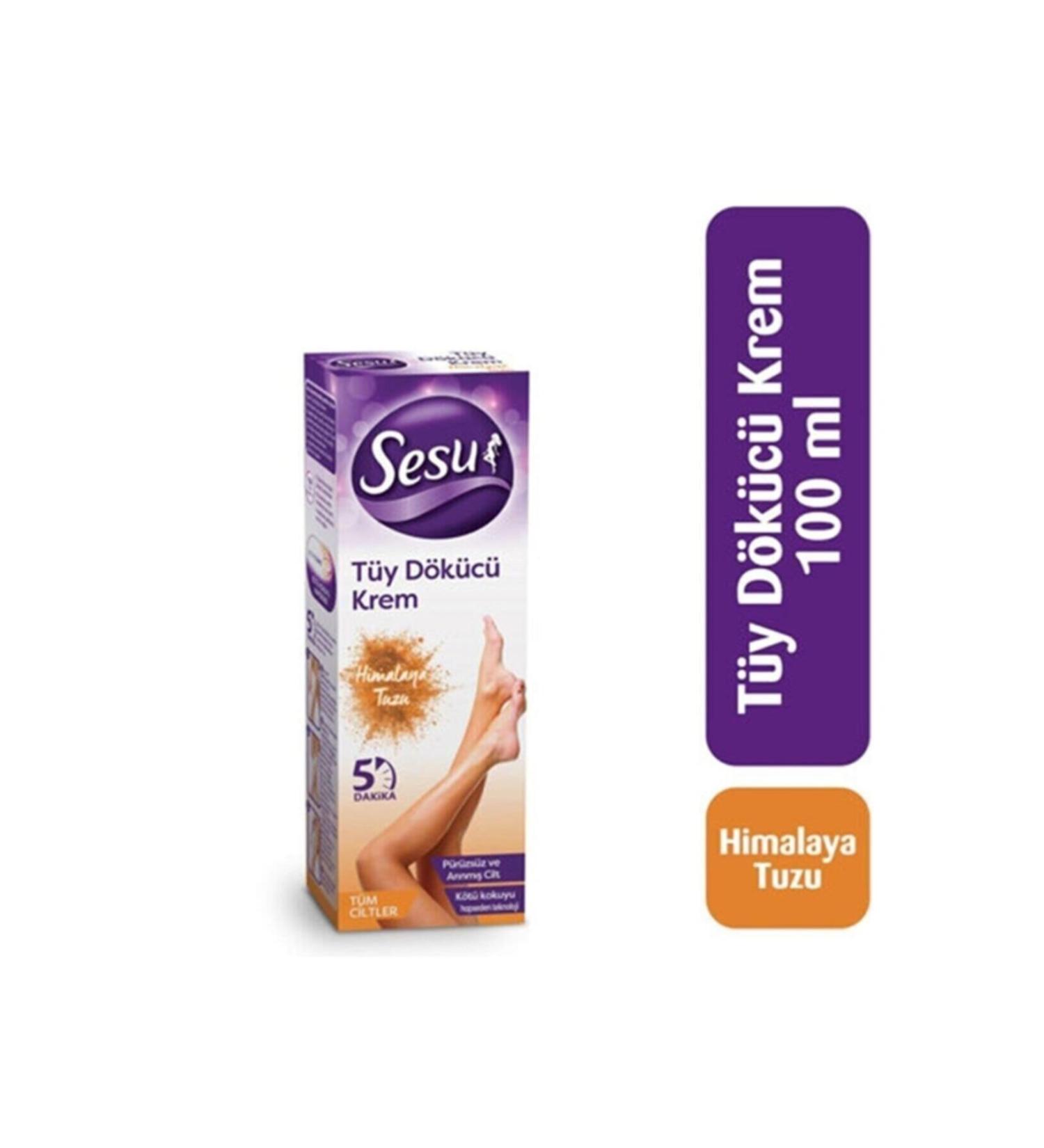 Sesu Brand: Himalayan Salt Hair Removal Cream 100 Ml 123678 Category: Hair Removal Cream