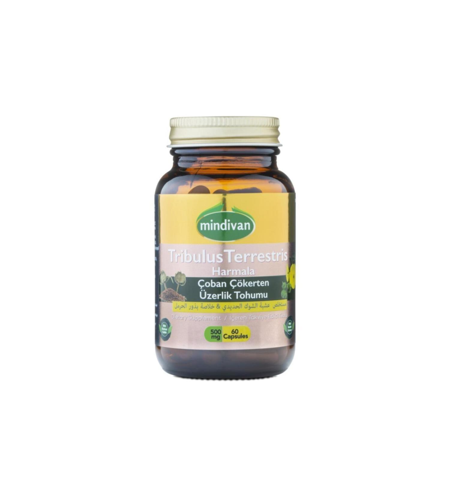 Mindivan Tribulus Terrestris Shepherd's Harmala Seed Extract - Buy Online on GoSupps.com