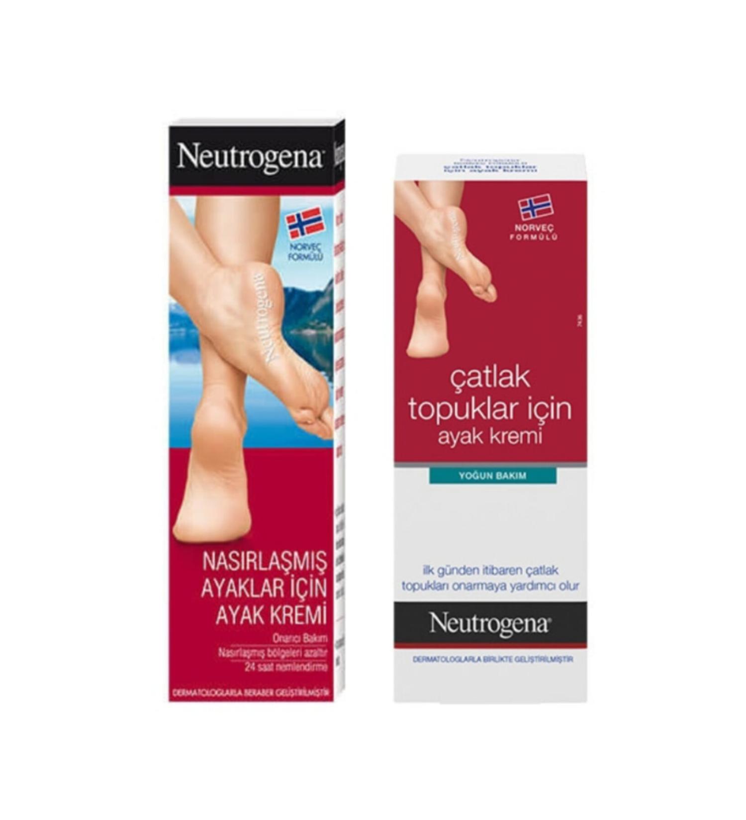 Neutrogena Foot Cream for Calloused Feet 50ml and Foot Cream for Cracked Heels 50ml