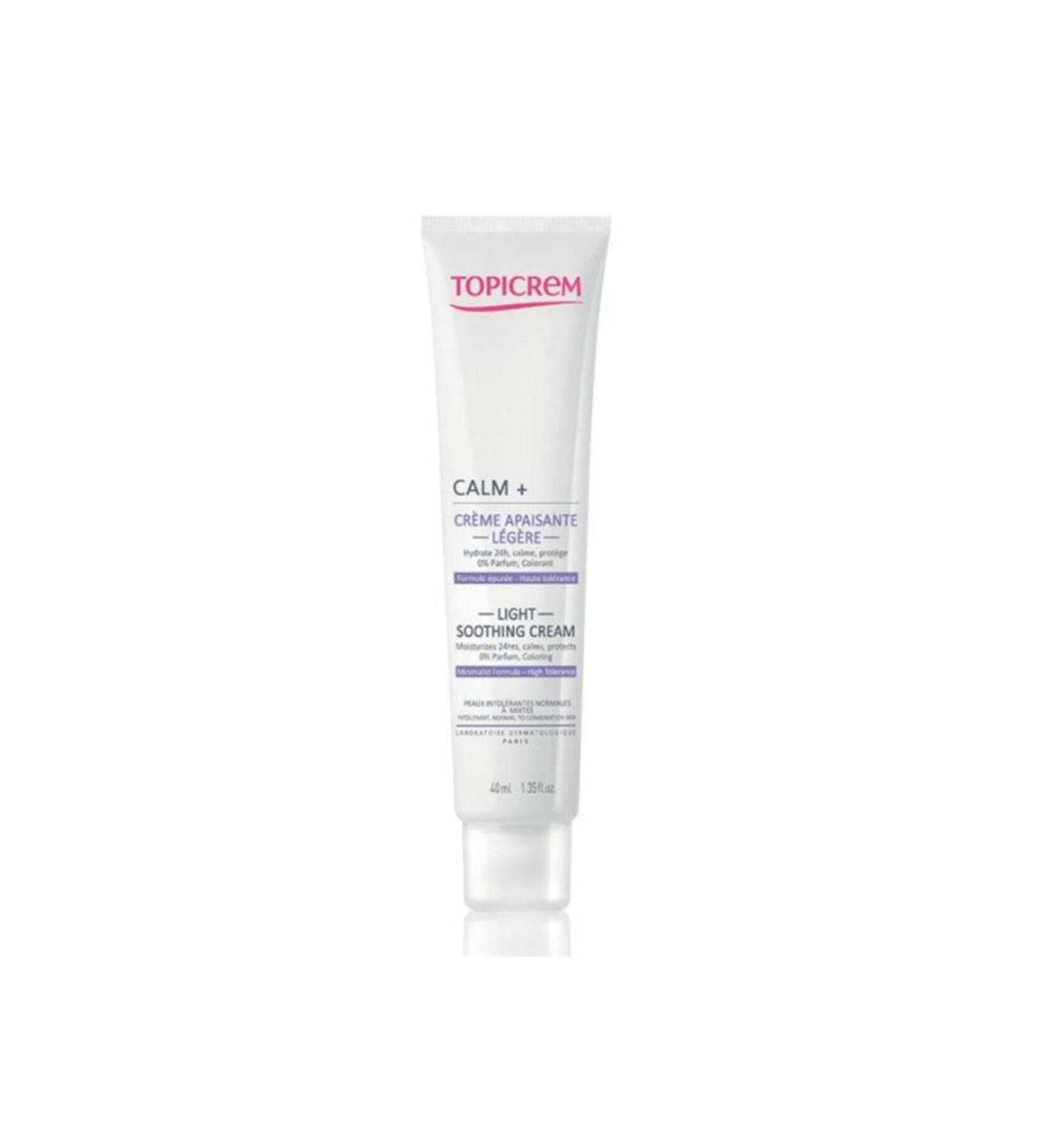 Topicrem Calm+ Ultra Moisturizing Soothing Light Cream 40 ml