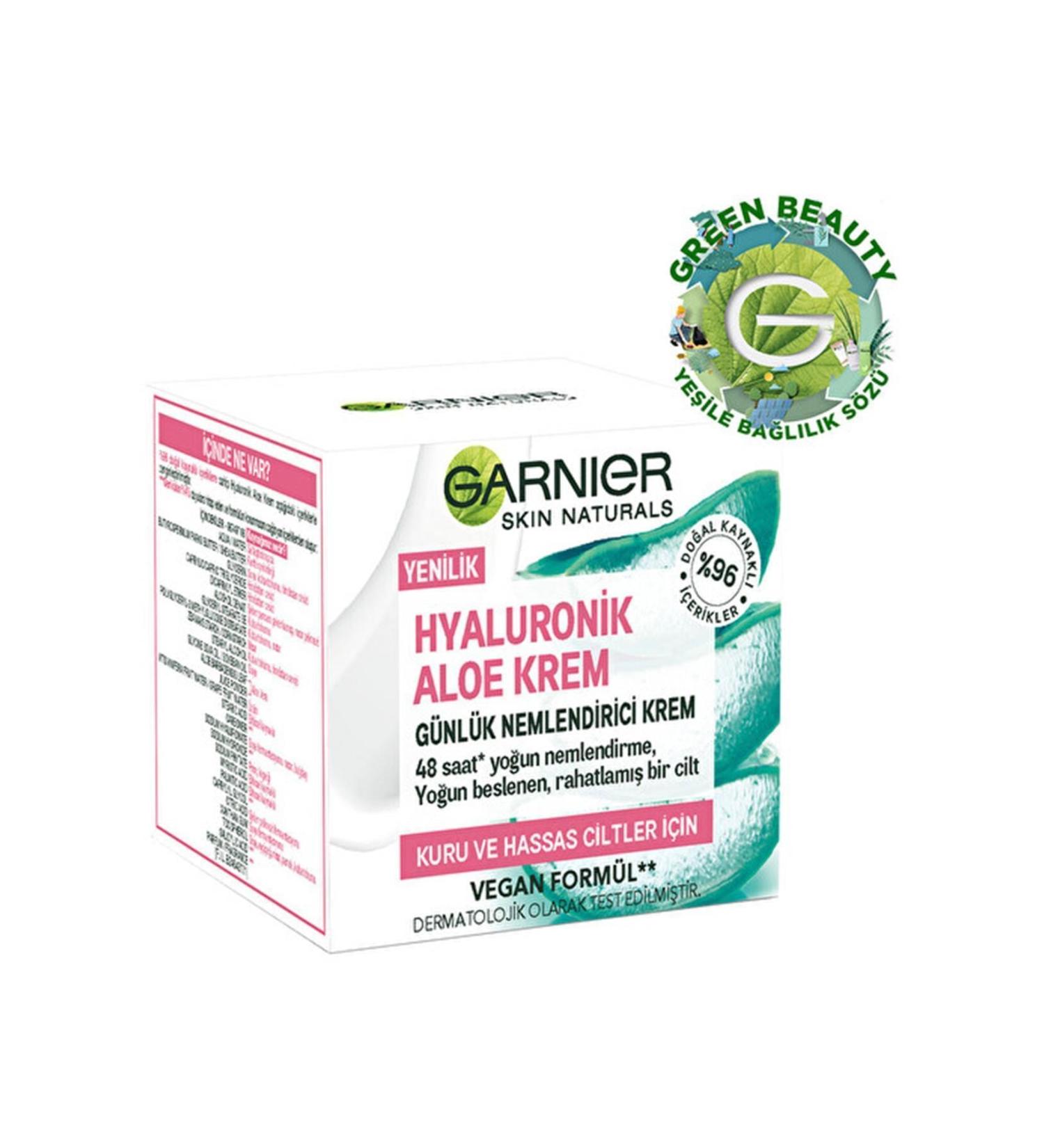 Garnier Hyaluronic Aloe Daily Moisturizing Cream 50 Ml