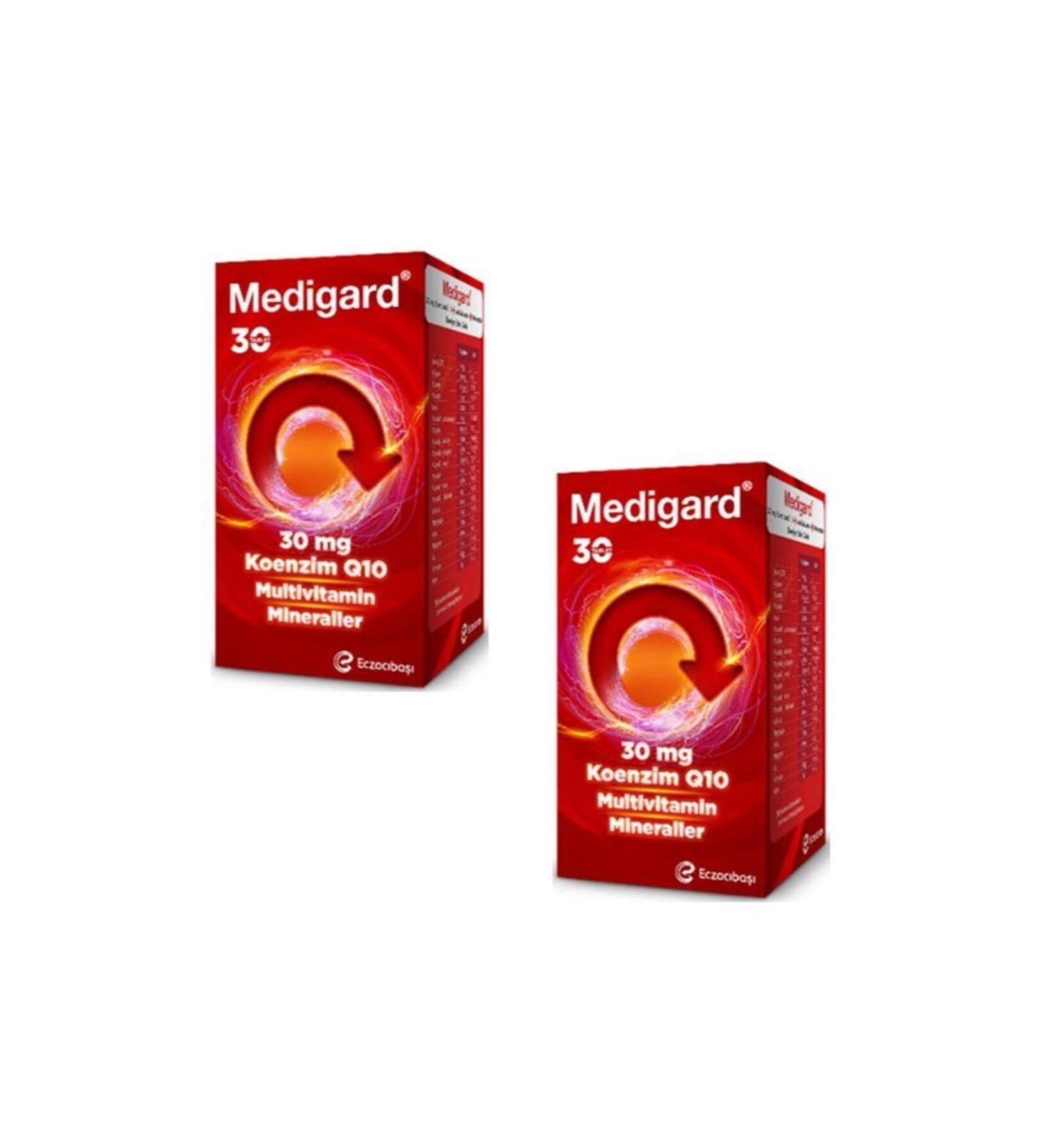 MED GARD Coq10 Vitamin Mineral Complex 30 Tablets 2 Pieces