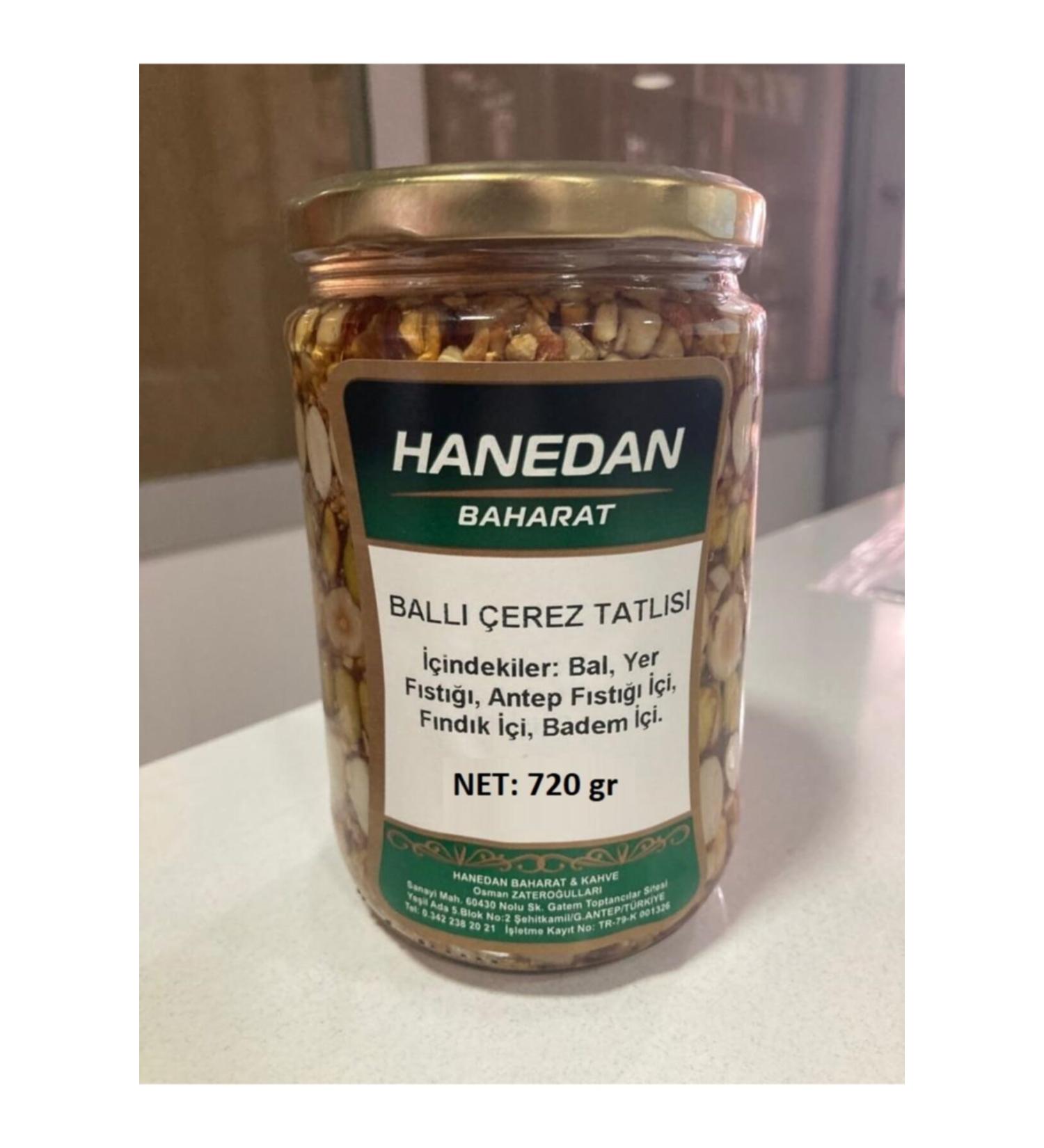 Hanedan (WITH STRAINED FLOWER HONEY) Original Honey Snack Dessert 720 gr