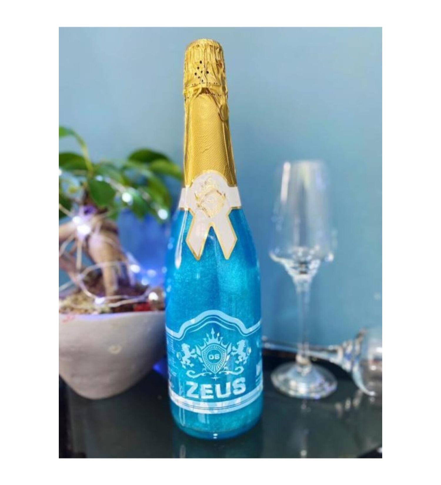 OS ZEUS Non-Alcoholic Pineapple Blueberry Flavored Carbonated Drink