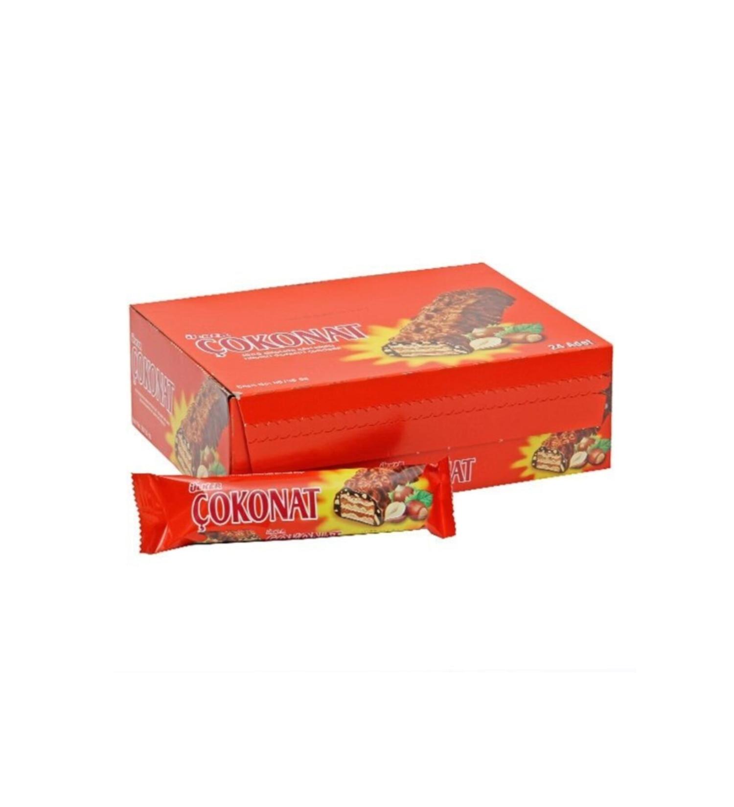 Ulker Cokonat Hazelnut Wafer 33gr 24pcs