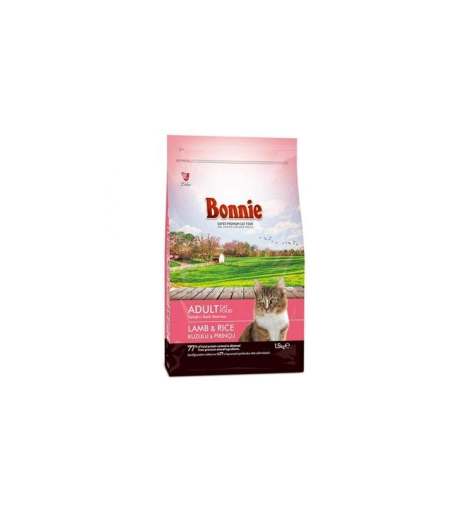Bonnie Lamb and Rice Adult Cat Food 1.5 kg