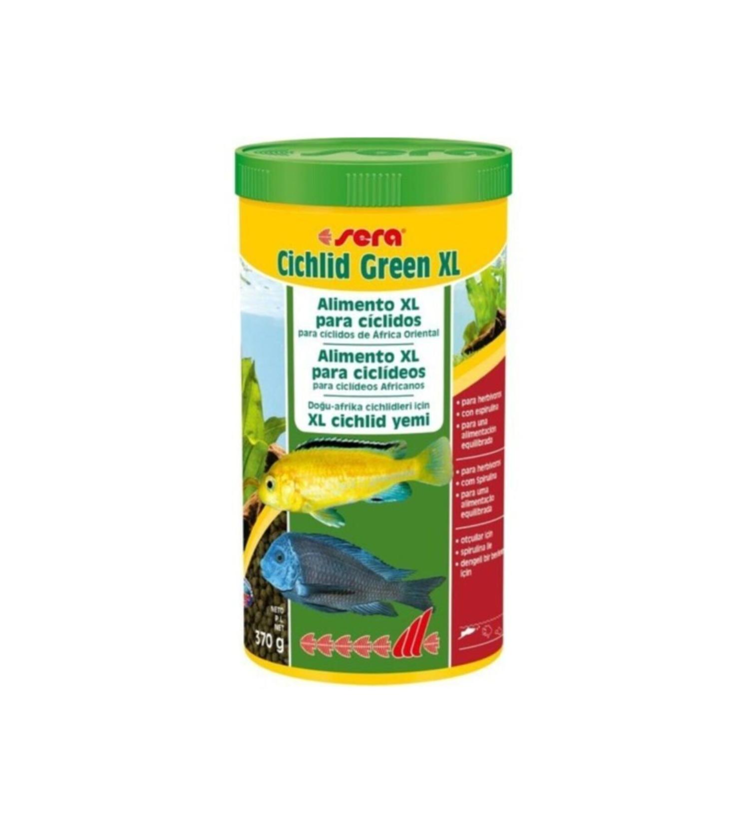 Sera Cichlid Green Xl 1000ml / 370gr.