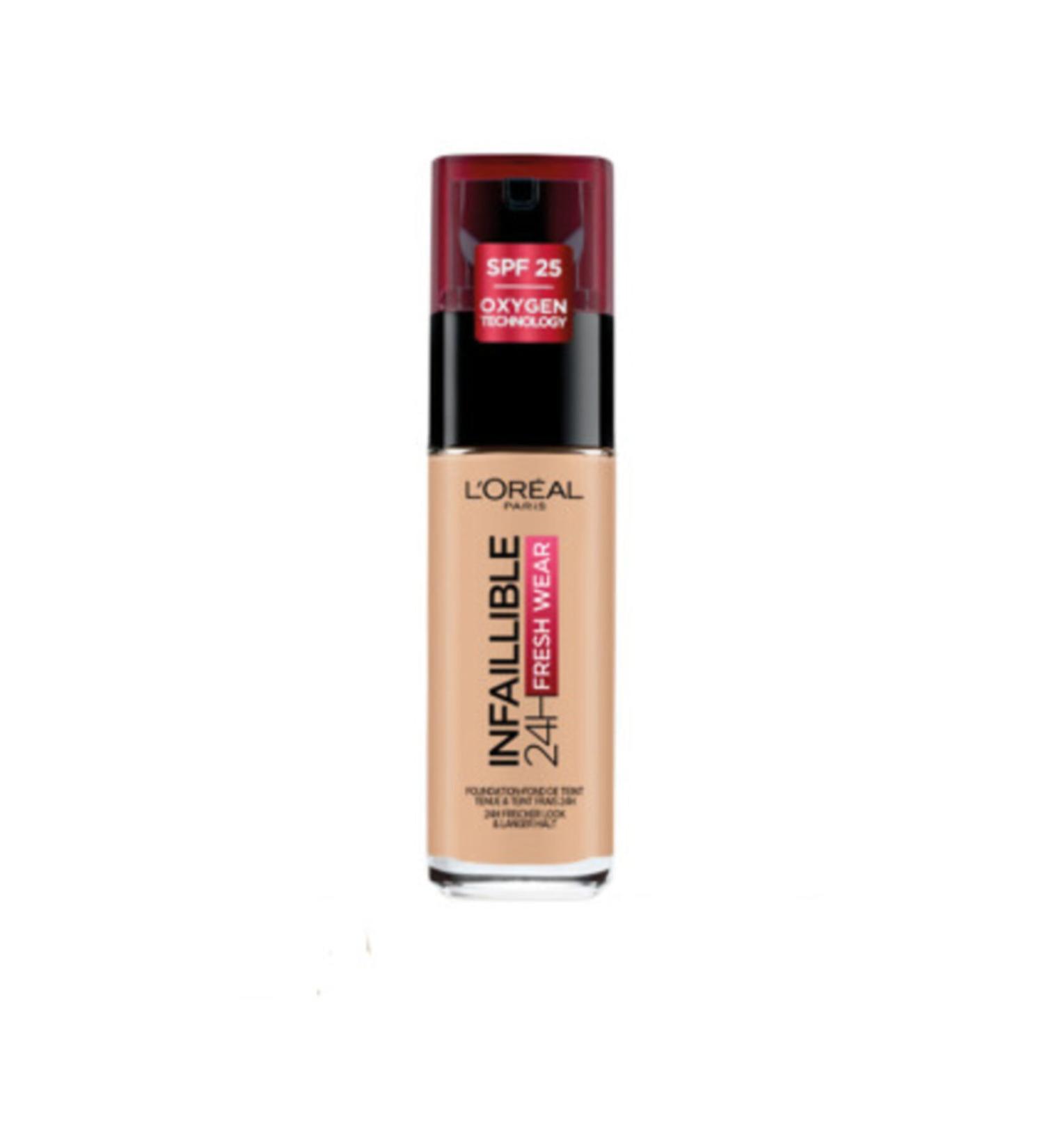 L'Oreal Paris Infaillible 24h Fresh Wear Foundation 120 Vanilla 30ml