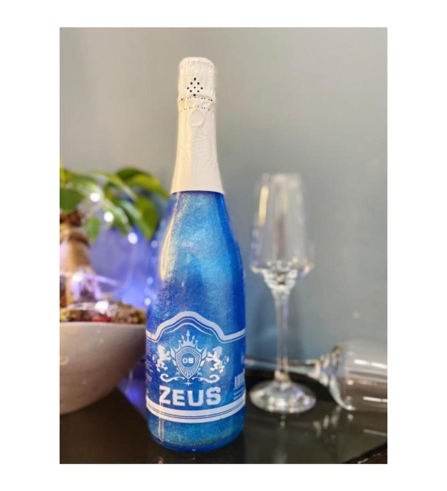 OS ZEUS Non-Alcoholic Blueberry Flavored Carbonated Drink