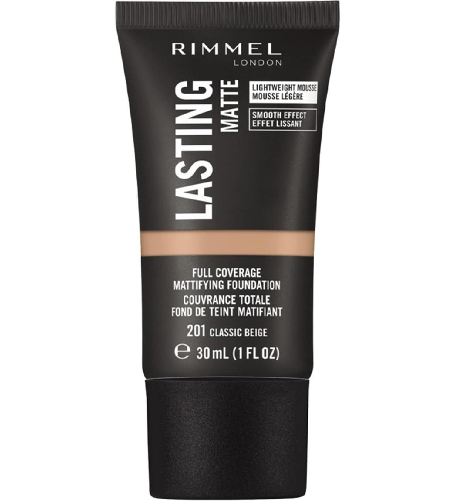 Rimmel London Brand: Rimmel London Lasting Matte Foundation No: 201 Classic Beige