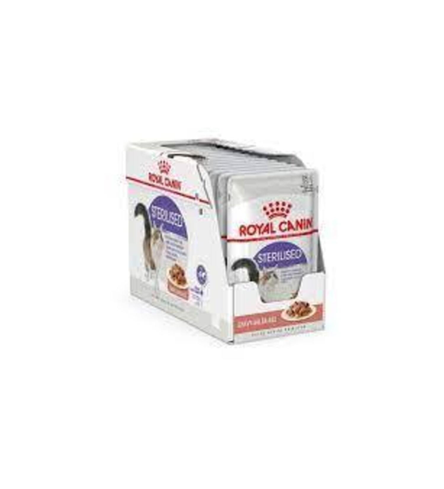 Royal Canin Sterilized Gravy Sauce Neutered Cat Pounch Wet Food 12x85 gr