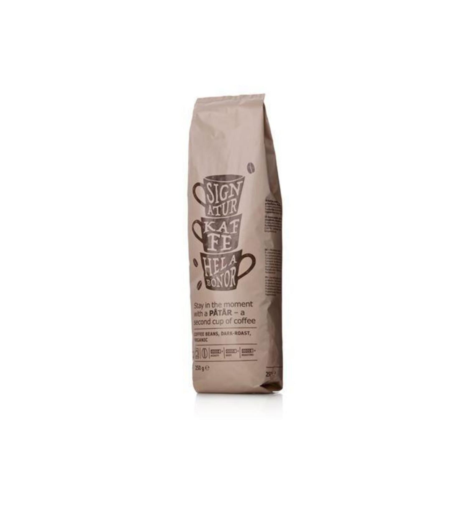 IKEA Signature Organic Dark Roast Coffee Beans 250 gr - Buy Online on GoSupps.com
