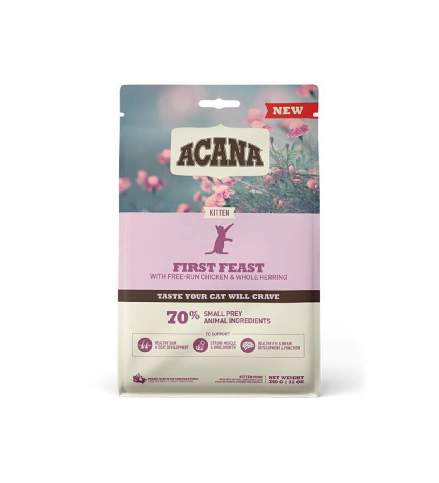 Acana Kitten First Feast Chicken & Herring Kitten Food 340 Gr