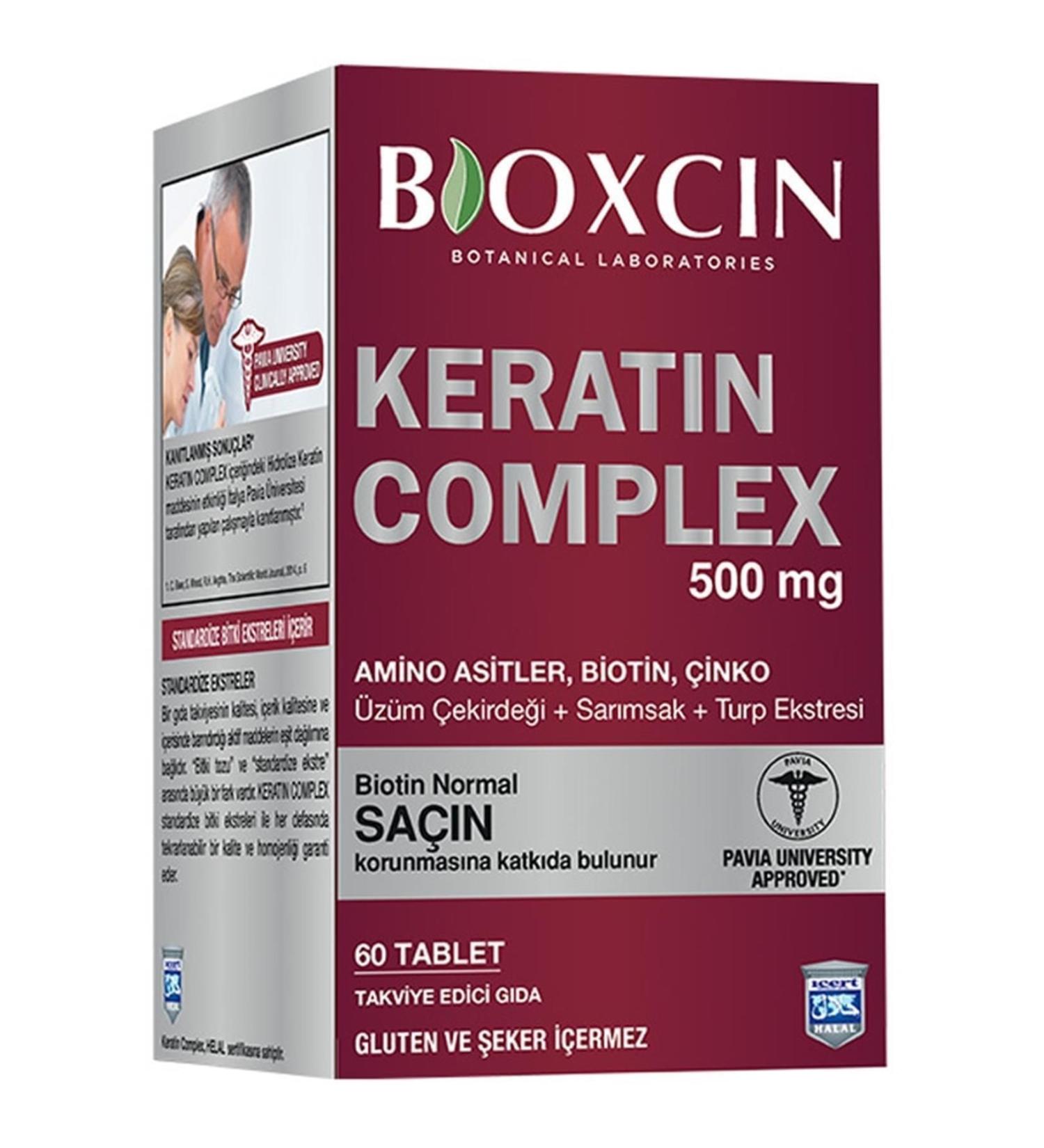 Bioxcin Keratin Complex Tablet 500 ml (60 Tablets)