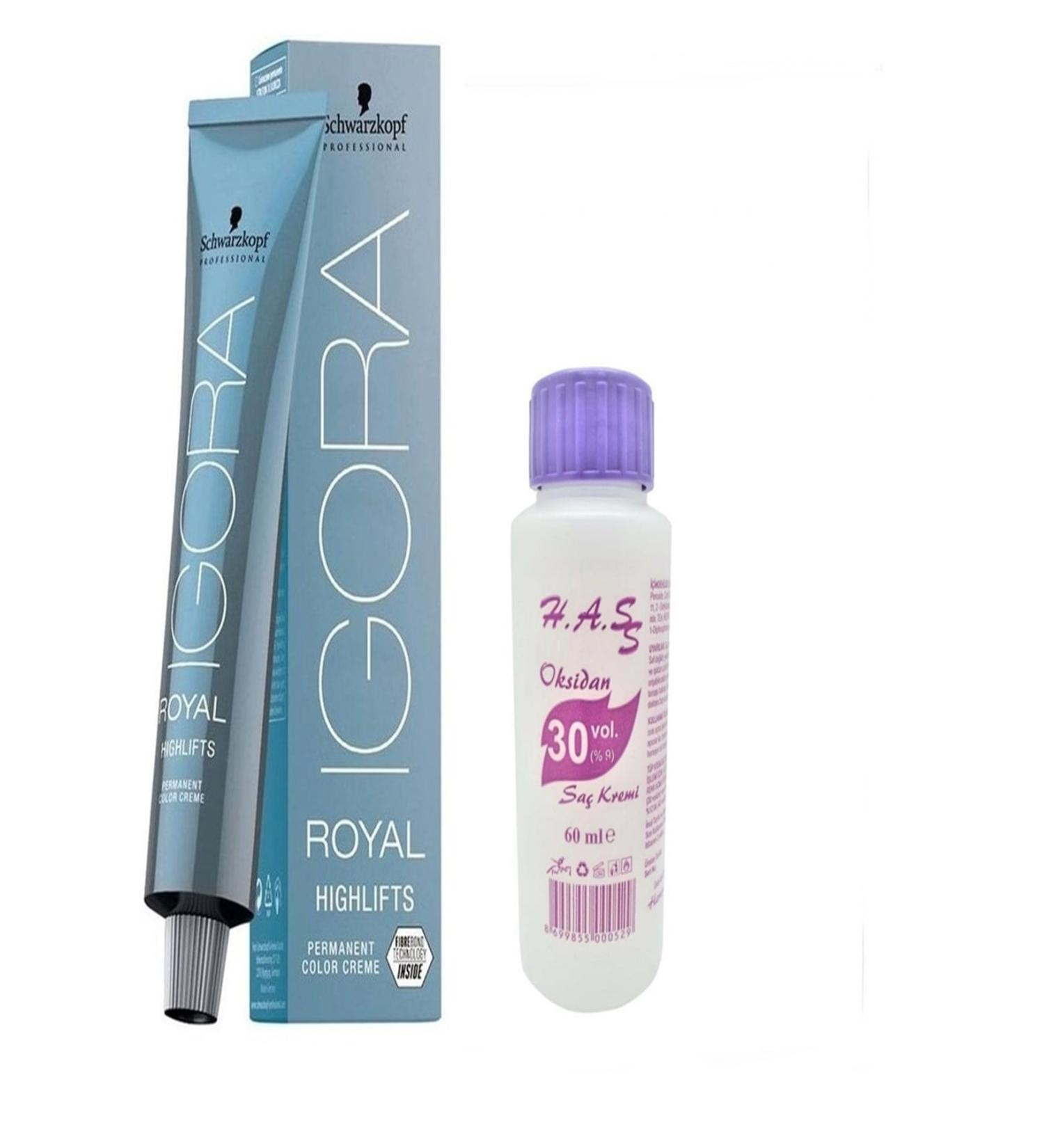Igora Igora Royal Hair Dye 10-4 Ultra Yellow Beige 60 Ml + Mini Oxidant 30 Volum