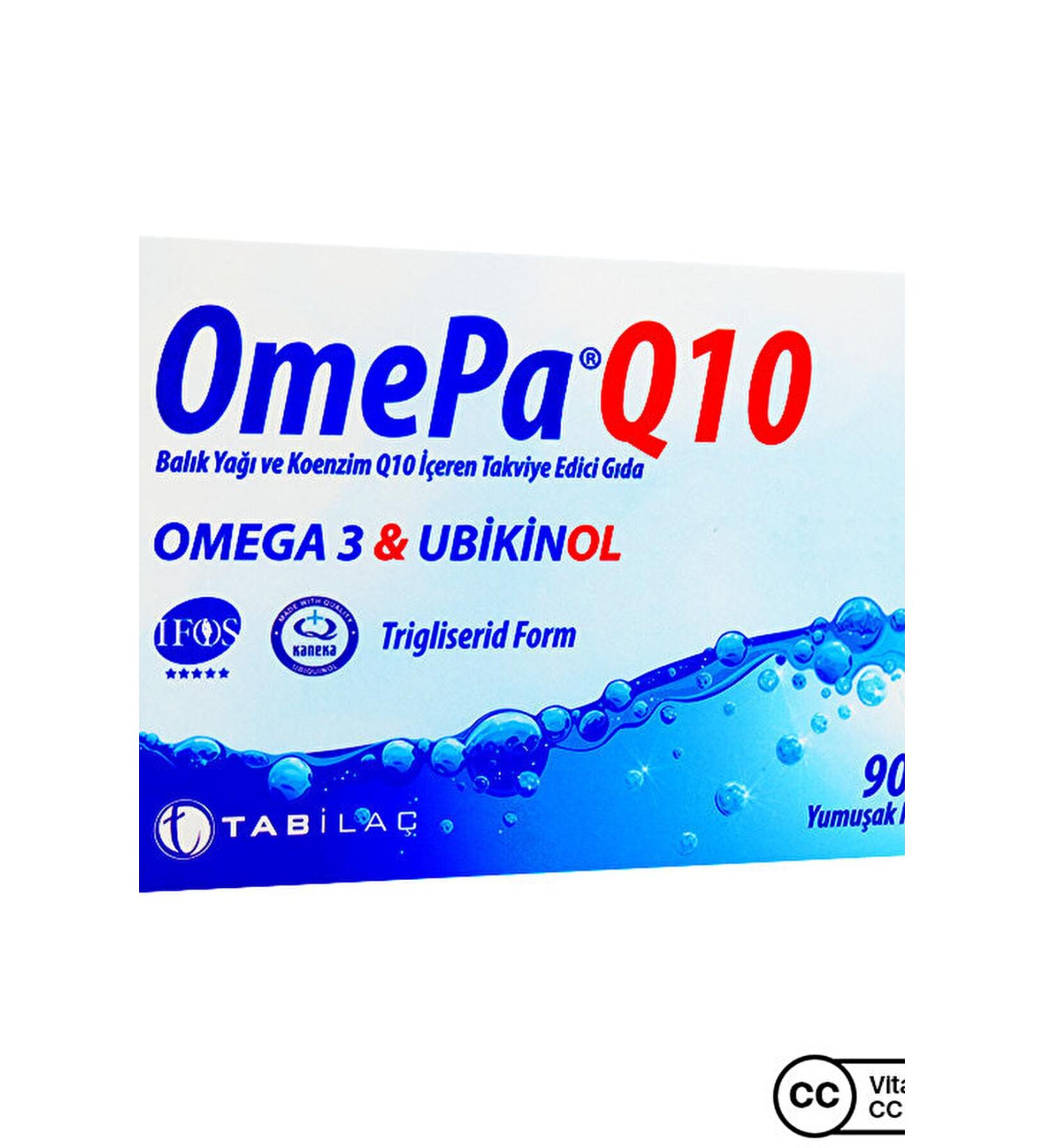 Omepa Omepa-q10 Omega 3 Ubiquinol 90 Capsules - Buy Online on GoSupps.com