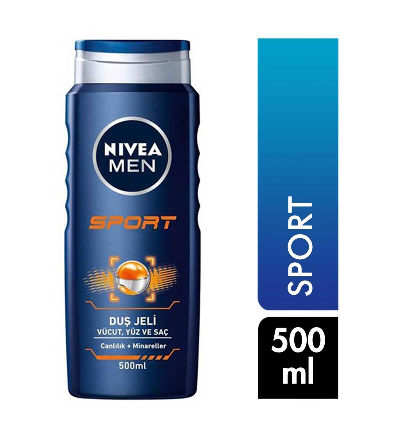 NIVEA Brand: Men's Shower Gel 500 Ml Sport 4005900288417 Category: Shower Gel