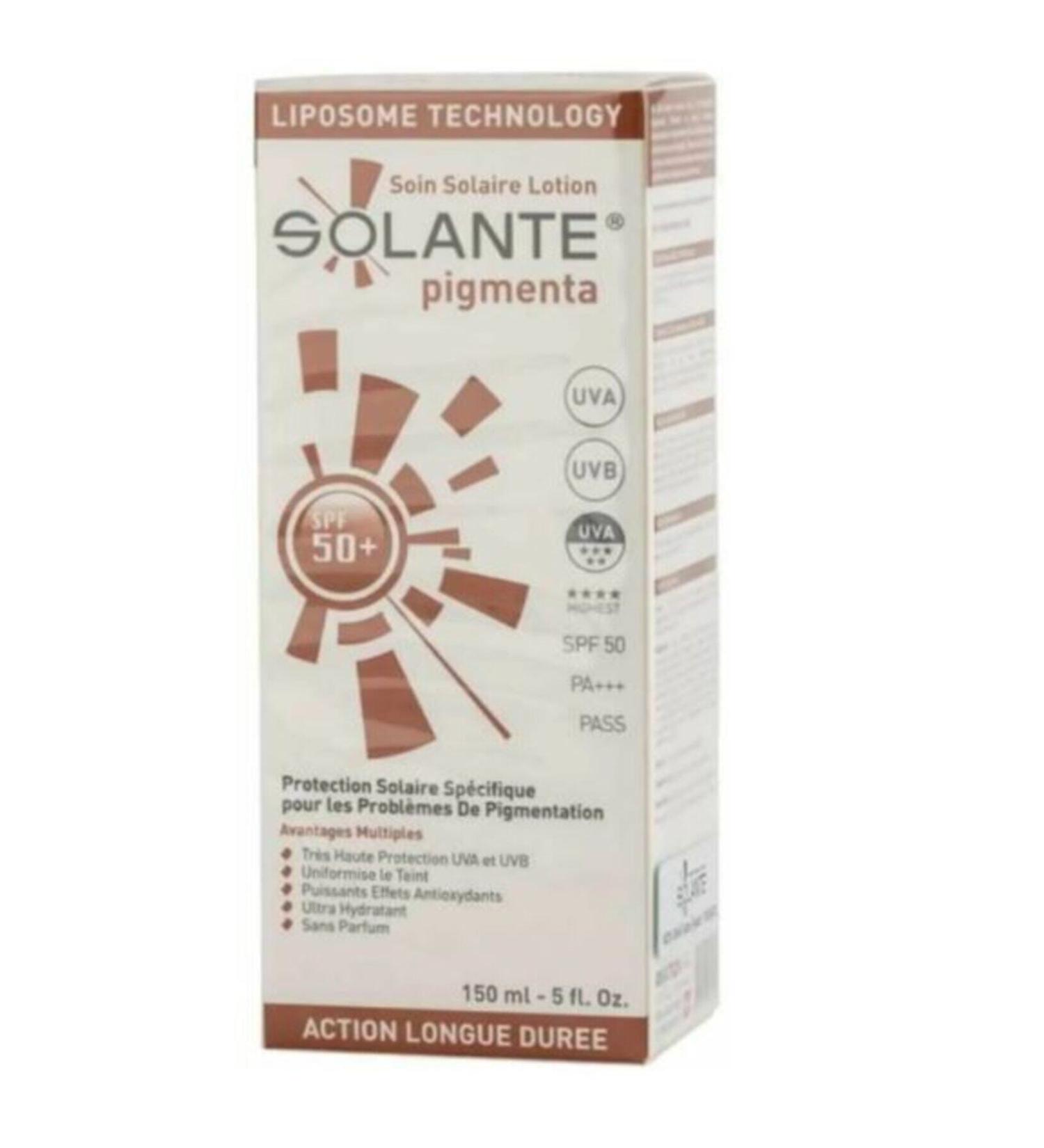 Solante Pigmenta +50 Sun Care 150 ml Sunscreen